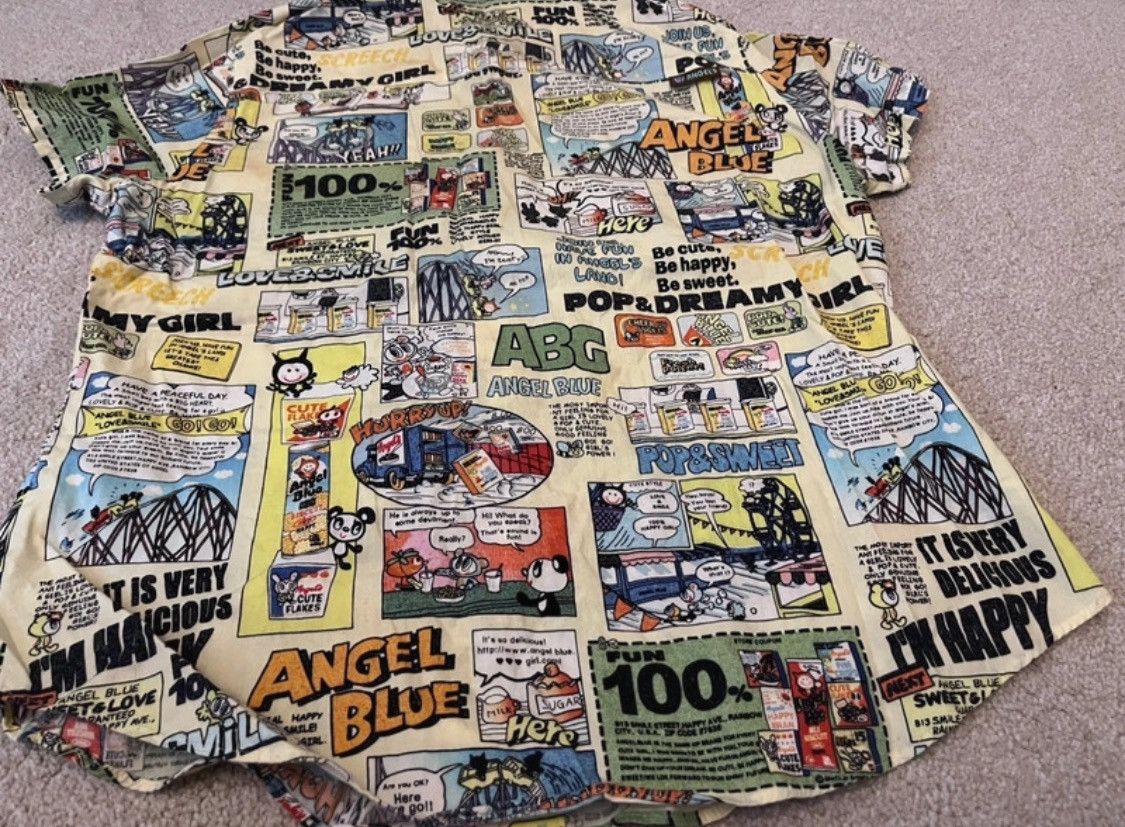Angel Blue Angel Blue Manga Short-Sleeve Shirt Size ONE SIZE - 4 Thumbnail