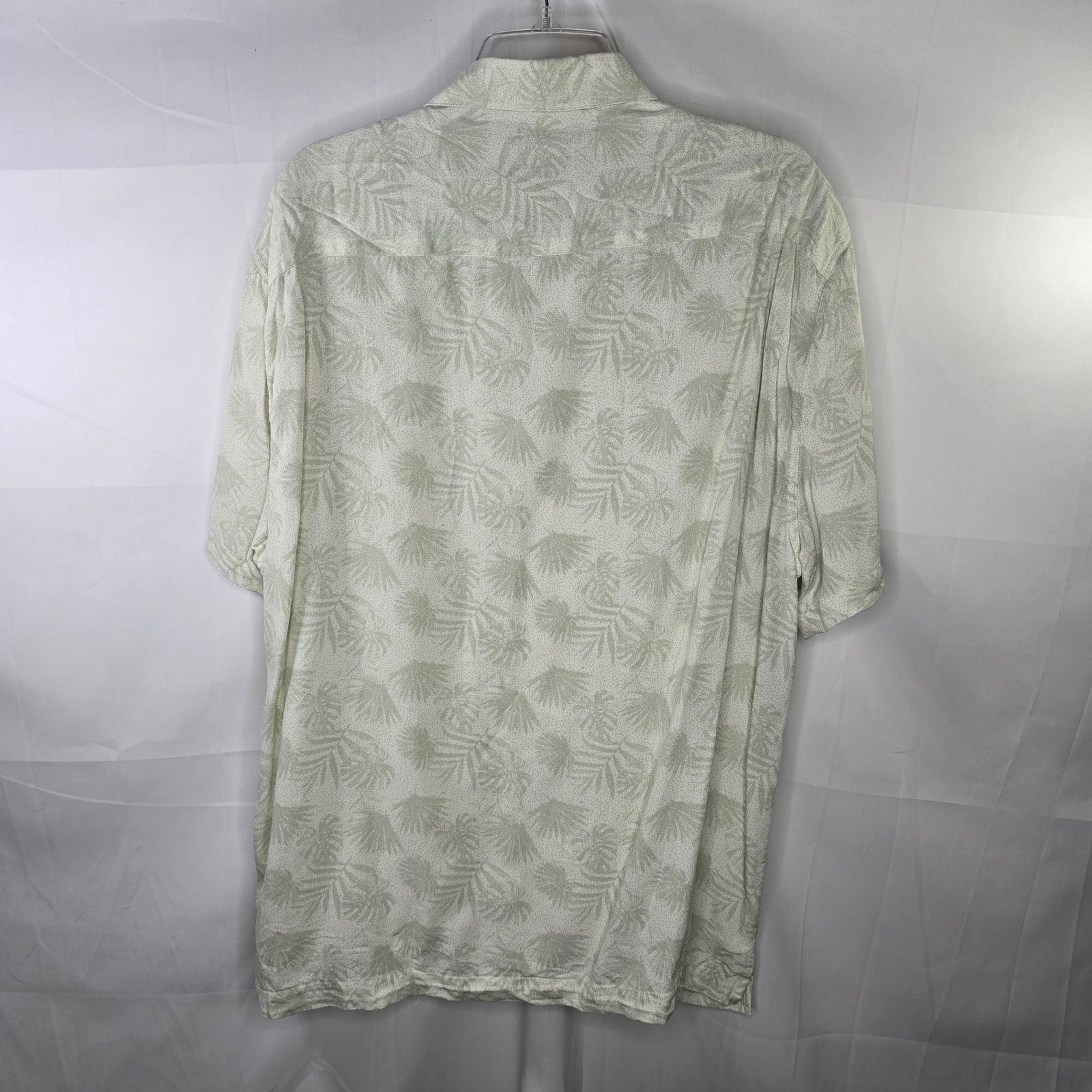 Nat Nast Nat Nast Silk Blend Green Palm Leaves Button-up Shirt XL Size US XL / EU 56 / 4 - 7 Thumbnail