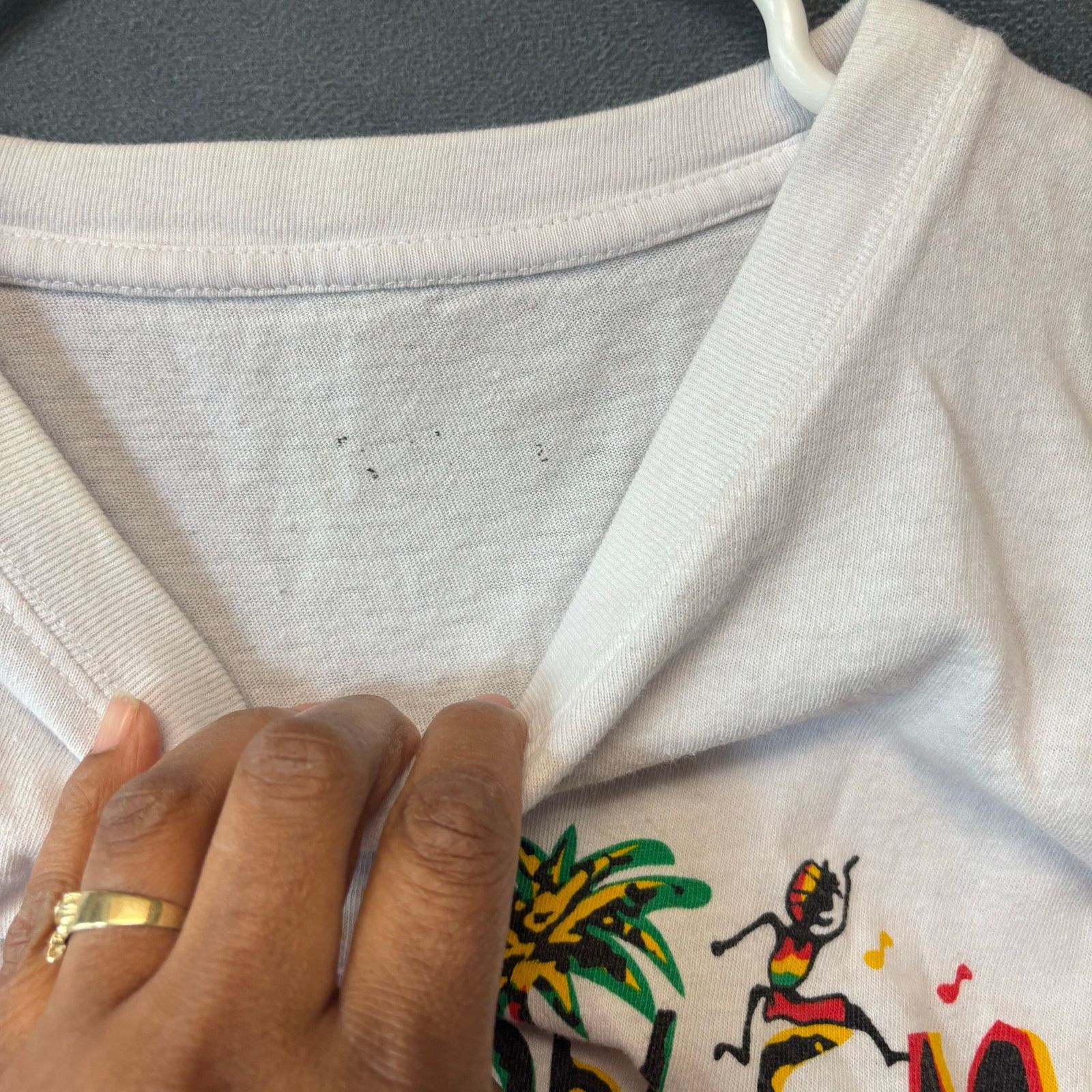 Other Jamaica West Indies T-Shirt Cropped Top Boxy Womens Medium Size M / US 6-8 / IT 42-44 - 5 Thumbnail