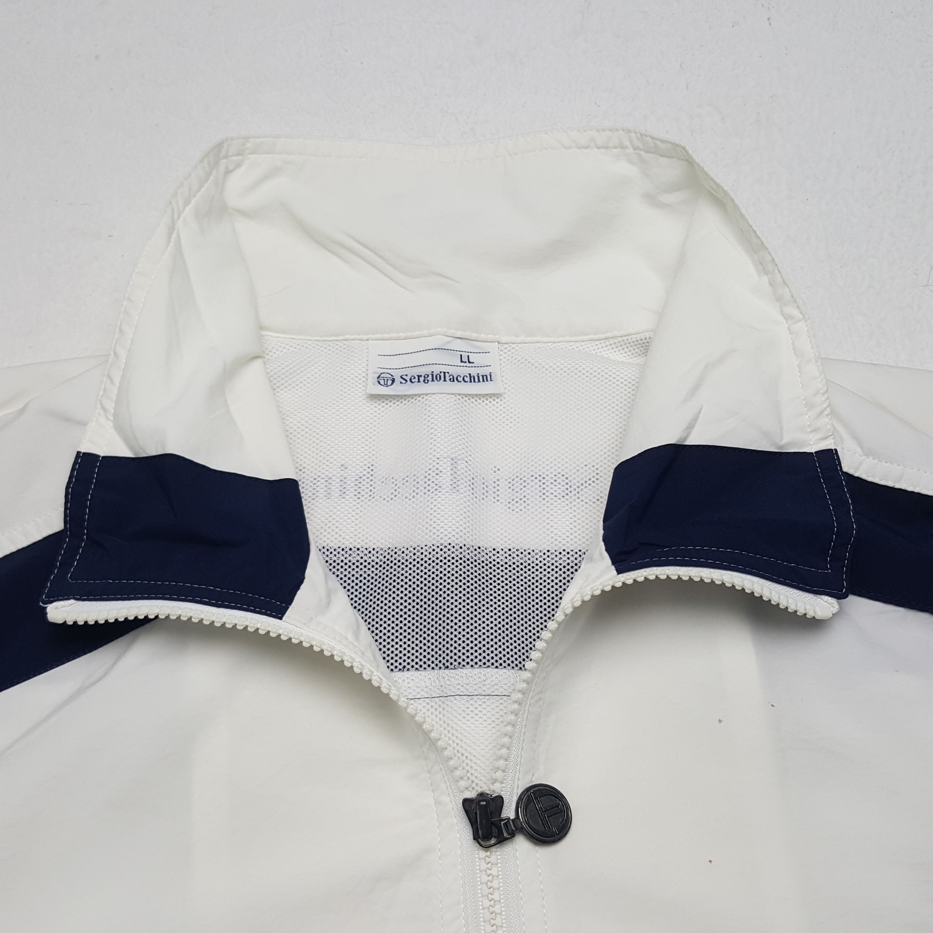 Sergio Tacchini × Vintage Vintage Sergio Tacchini Sports Style Windbreaker Jacket Size US XL / EU 56 / 4 - 5 Thumbnail