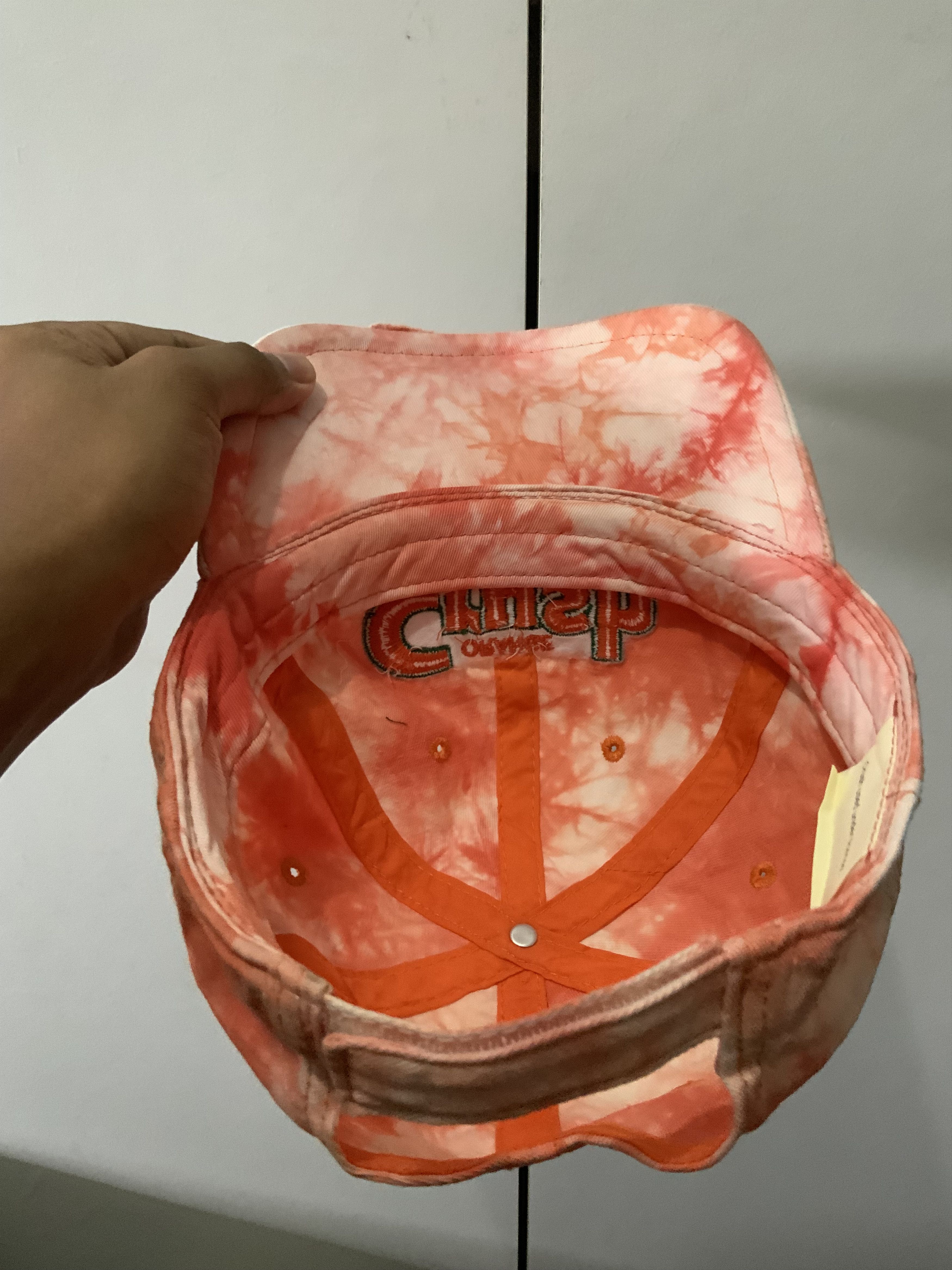 If Six Was Nine Crush Orange Tie Dye Hat Size ONE SIZE - 8 Thumbnail