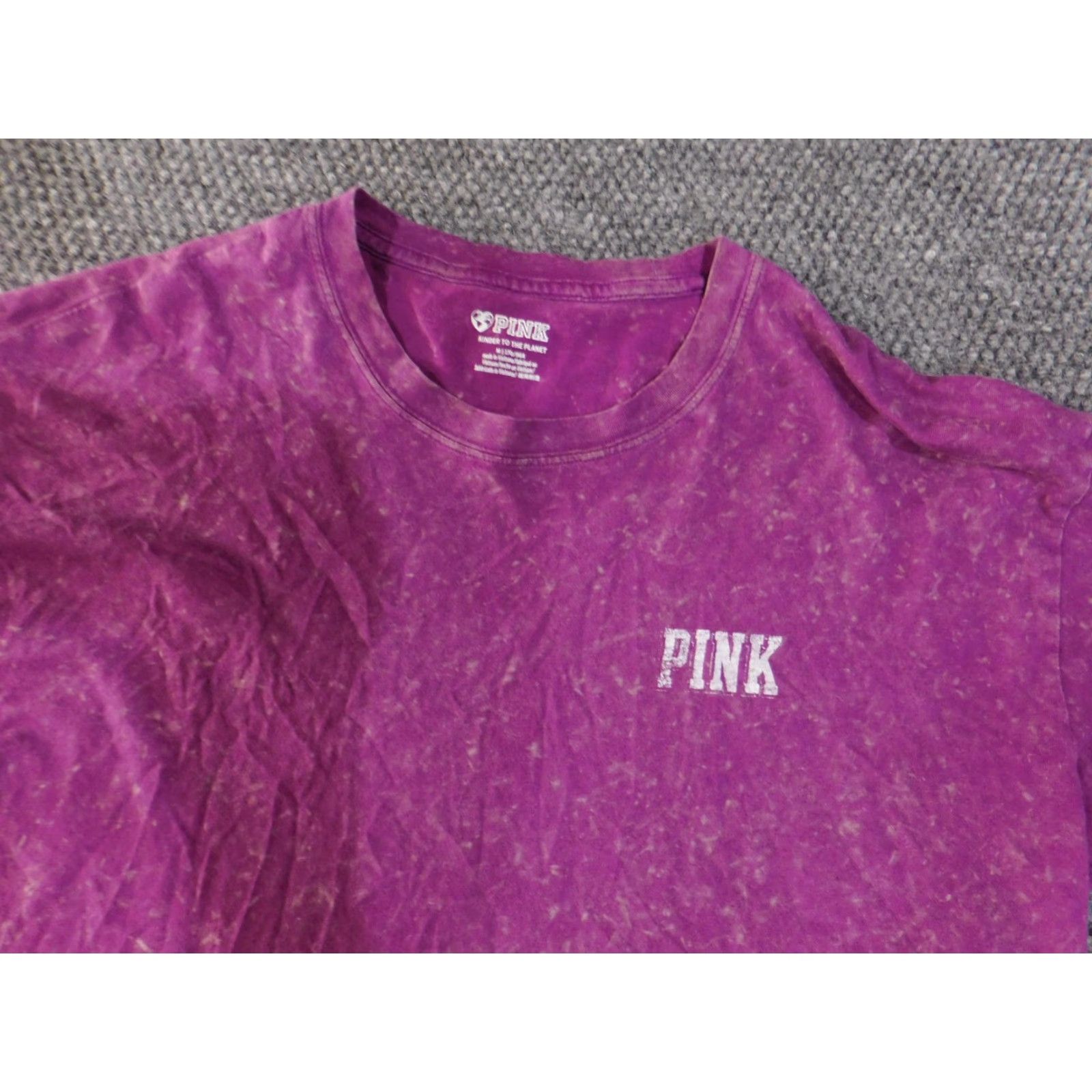 Pinko PINK Shirt Womens Medium Purple Long Sleeve Graphic Love 1986 Pullover Top ICI Dog Seal Size M / US 6-8 / IT 42-44 - 6 Thumbnail