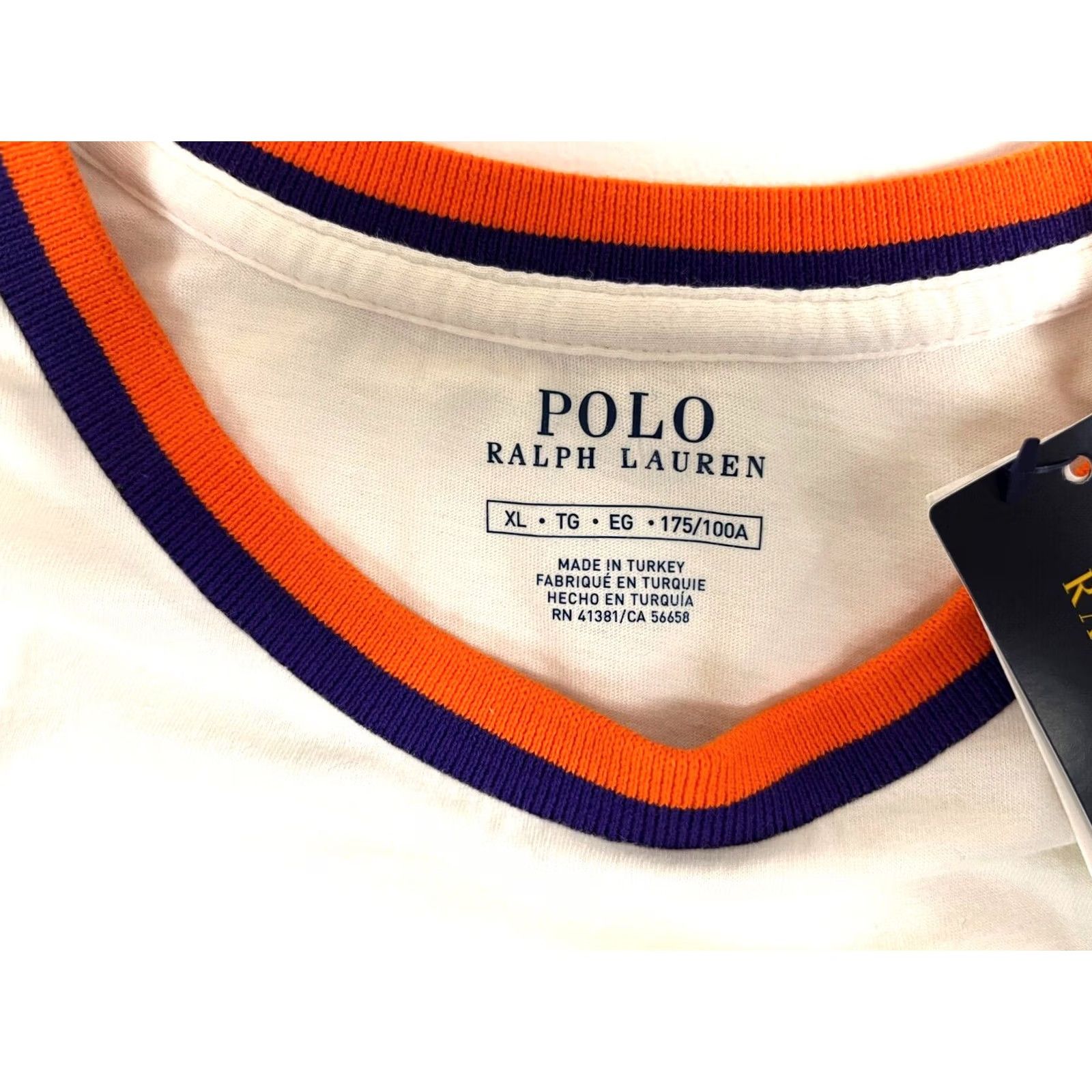 Polo Ralph Lauren NWT Women's Polo Ralph Lauren Cropped T-Shirt Spell Out Sz XL Size XL / US 12-14 / IT 48-50 - 6 Thumbnail