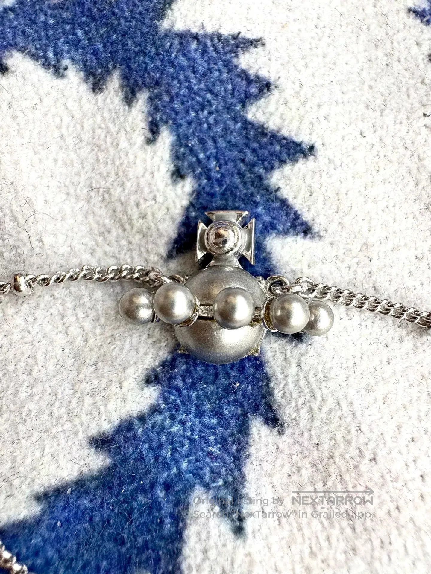 Vivienne Westwood Vivienne Westwood Vintage Gray Pearl Saturn Bracelet. Size ONE SIZE - 3 Thumbnail