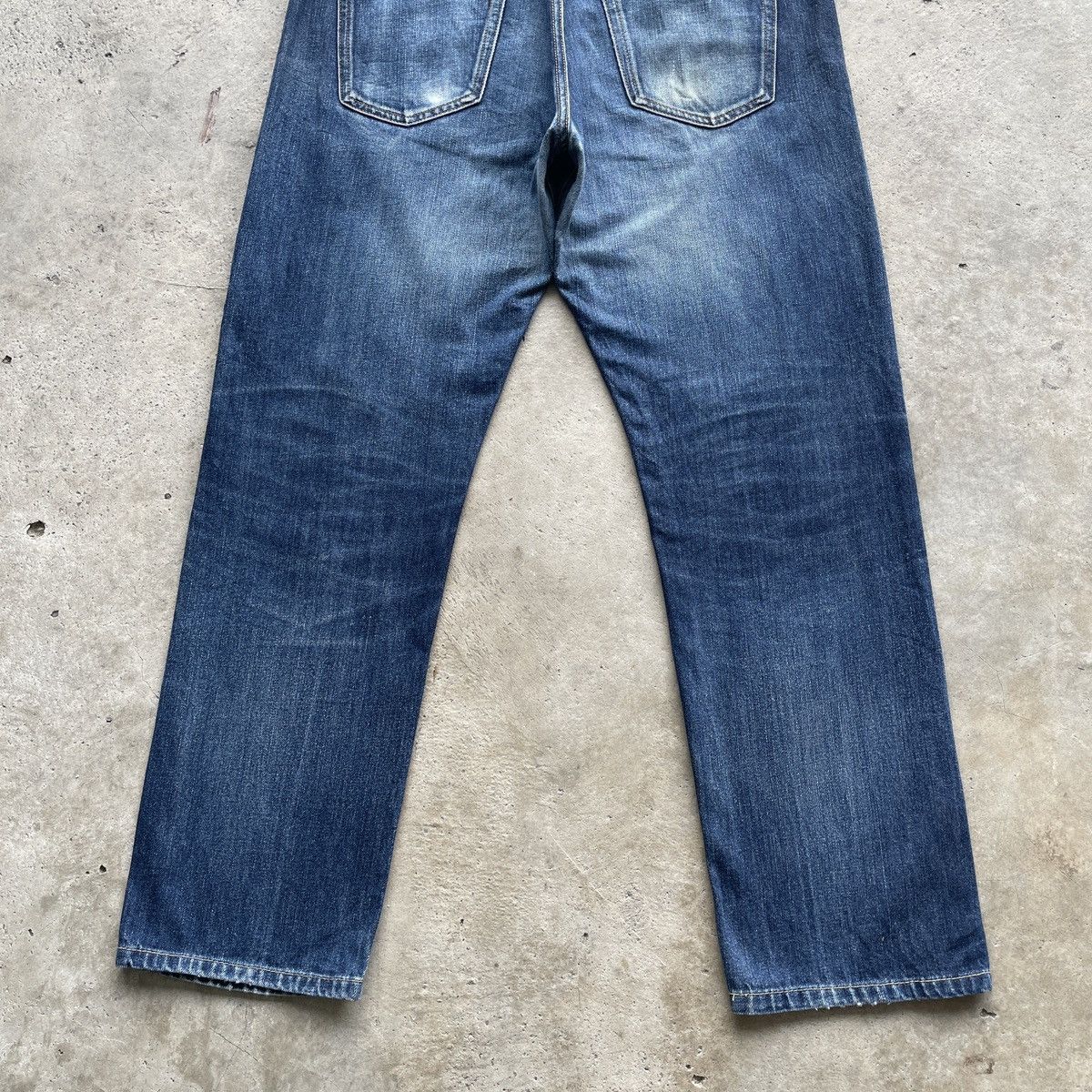 Japanese Brand W34x28.5 Vintage Japanese Faded Denim Pants Jeans Size US 34 / EU 50 - 9 Thumbnail