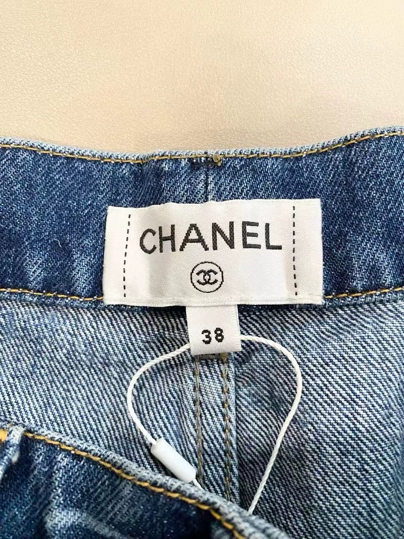 Chanel Chanel 23 sequin wide-leg jeans Size 25" / US 0 / IT 36 - 6 Thumbnail