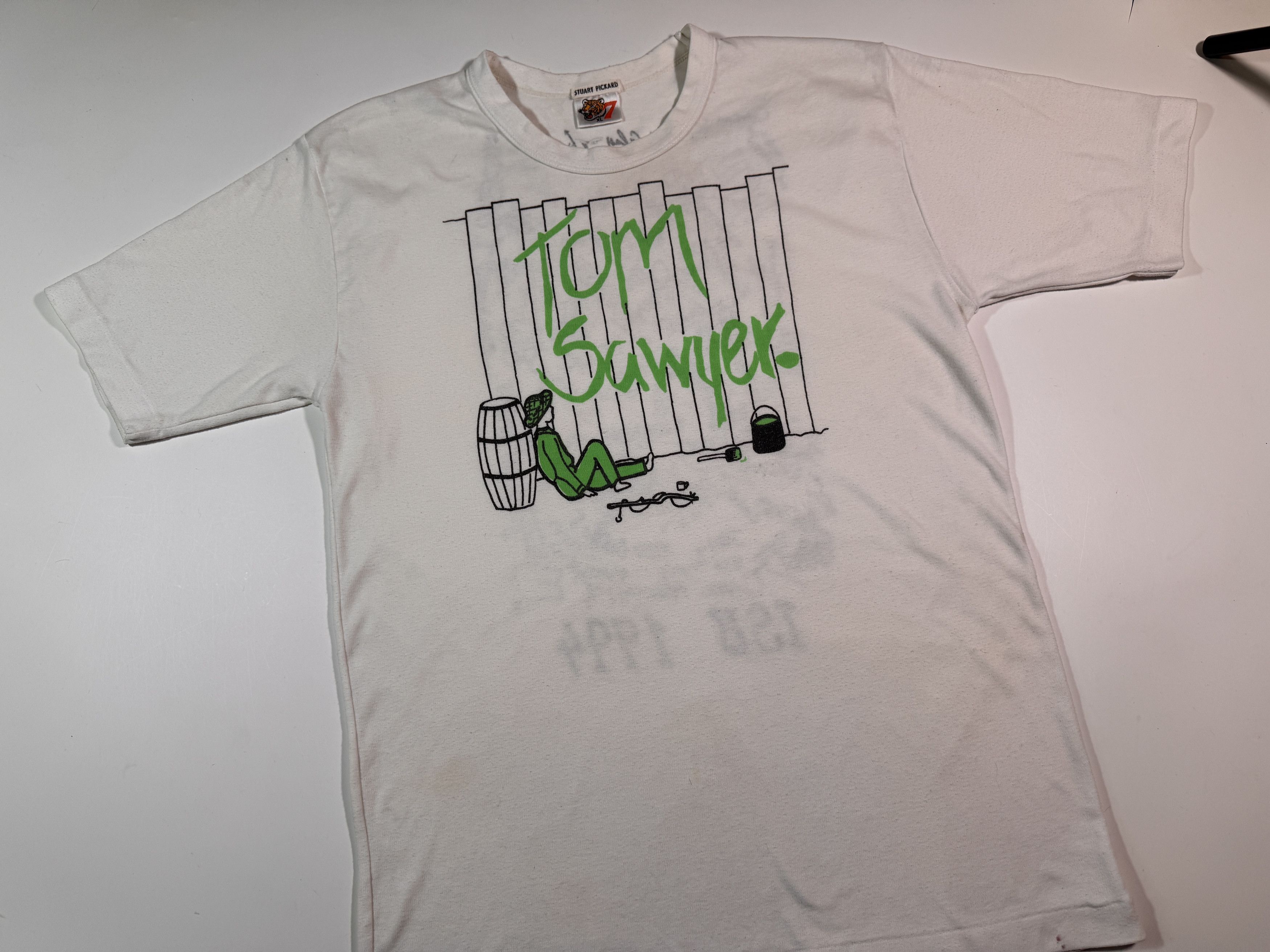 Vintage Vintage 1994 Tom Sawyer Distressed T-shirt Size US XL / EU 56 / 4 - 3 Thumbnail