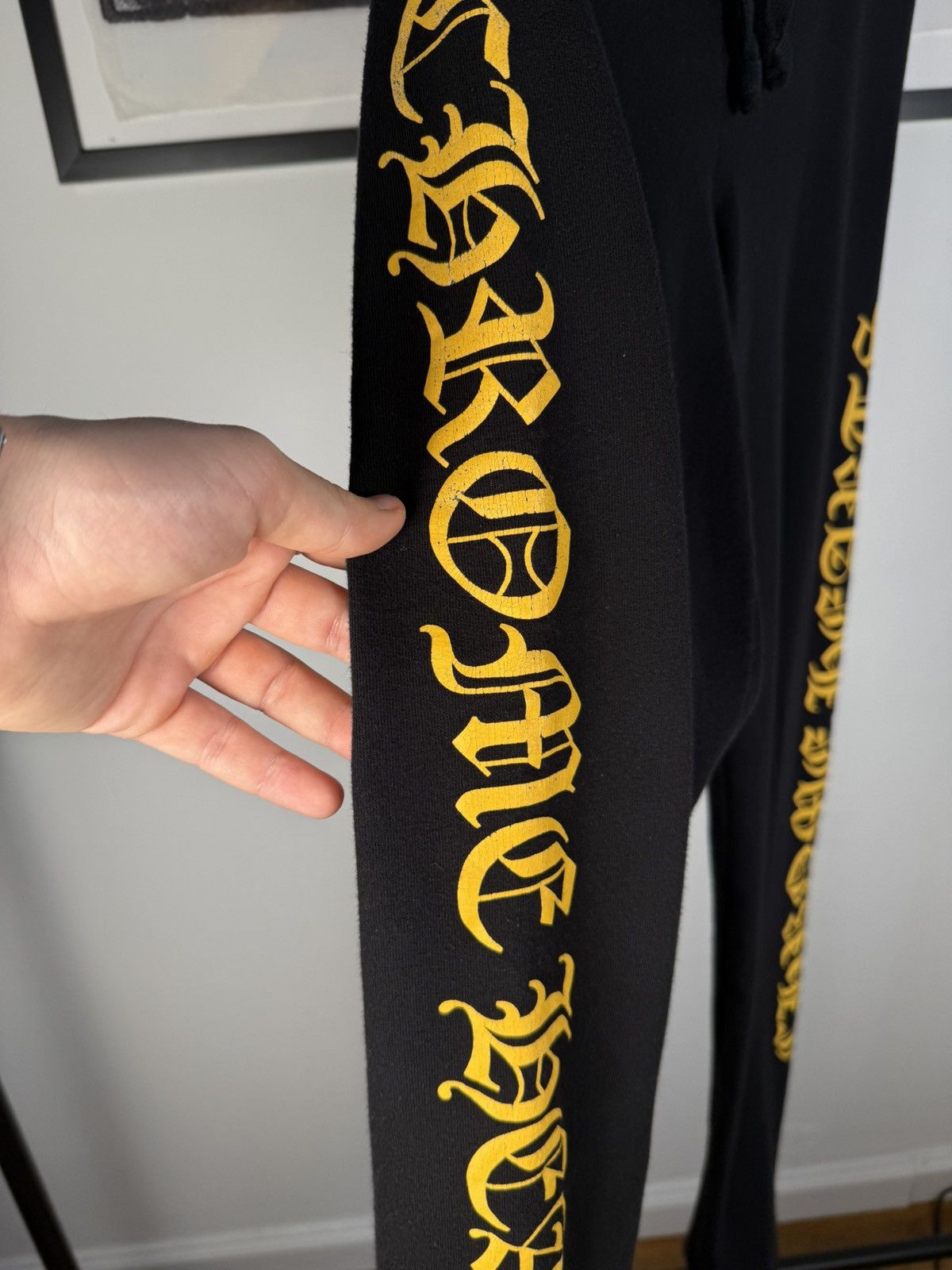 Chrome Hearts ICONIC EVERYDAY⚡️VOLT COLORWAY LOGO "FUCK YOU" SWEATPANTS Size US 32 / EU 48 - 9 Thumbnail