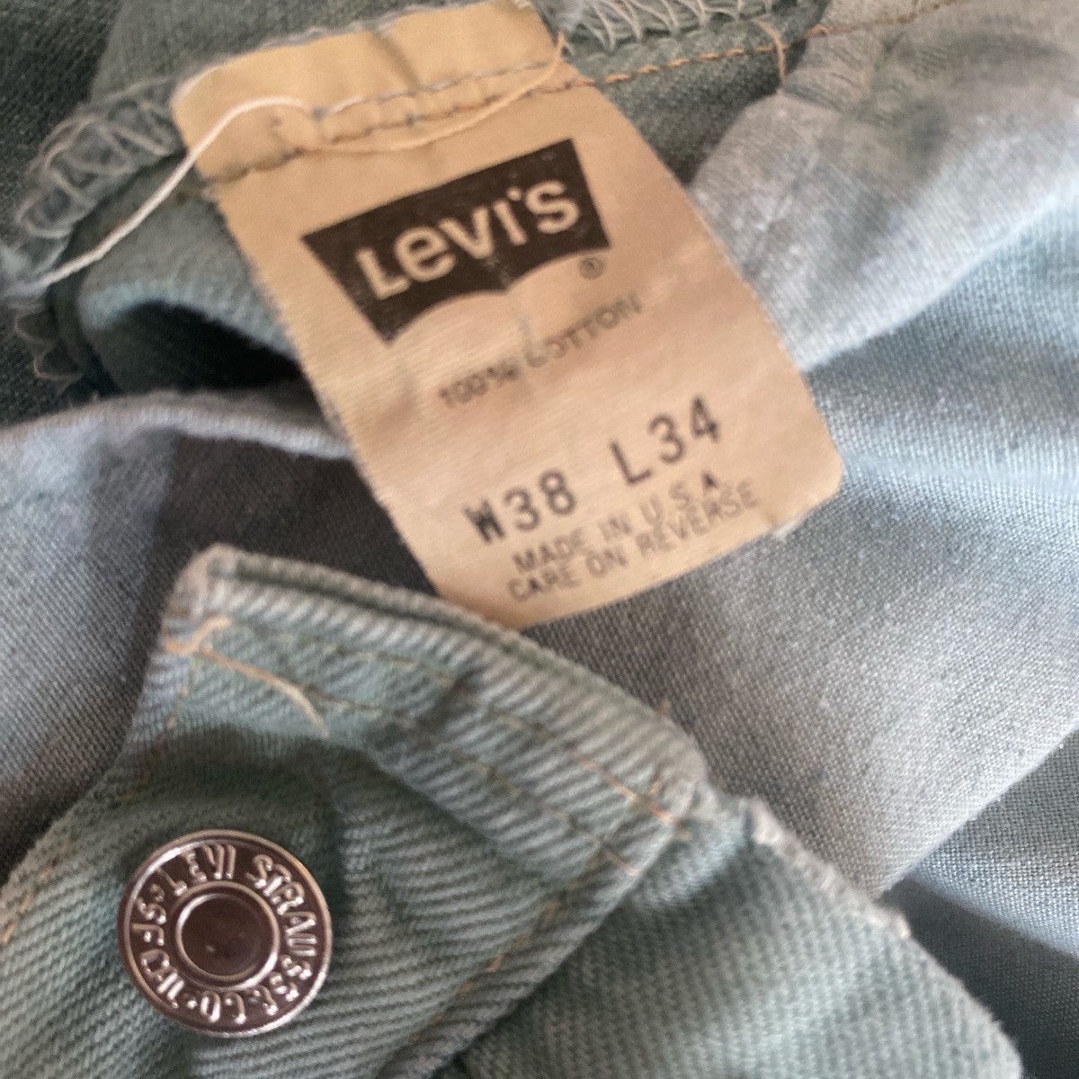 Levi's × Vintage Vintage Levi’s 501 in seafoam 80s-90s Size US 38 / EU 54 - 7 Thumbnail