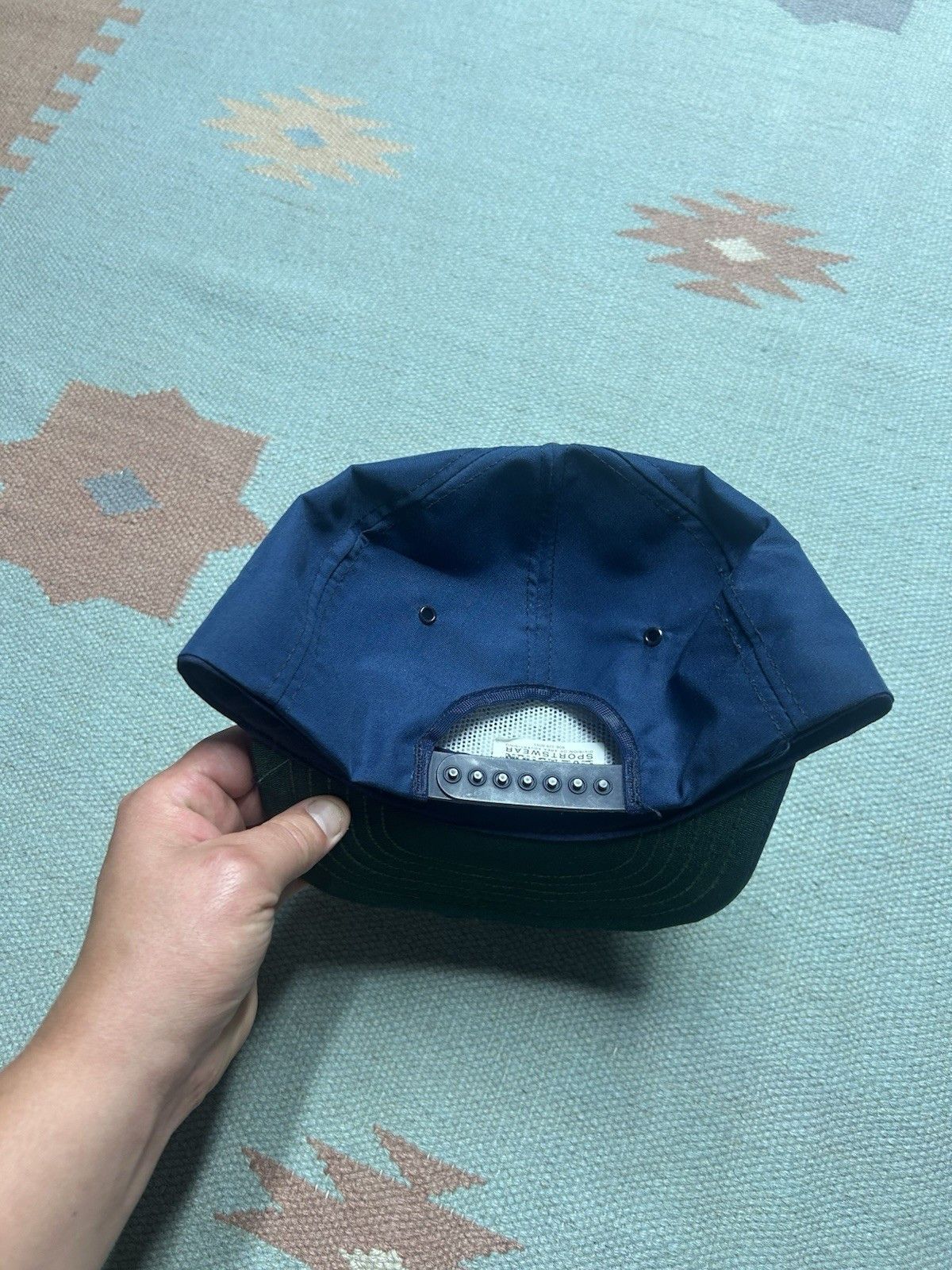 Vintage Vtg 80s SnapBack hat Coal Mac navy USA embroidered SnapBack Size ONE SIZE - 4 Thumbnail