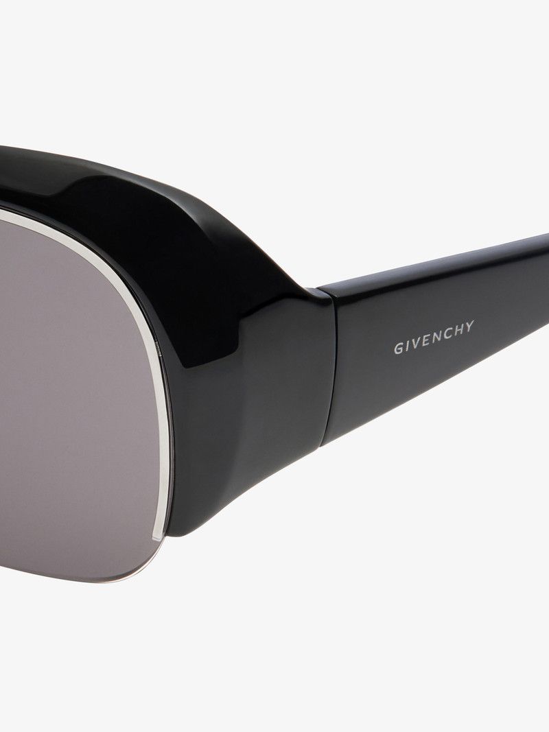 Givenchy o1n1vont0326 Size:OS/Night Bird Unisex Sunglasses in Black Size ONE SIZE - 4 Thumbnail