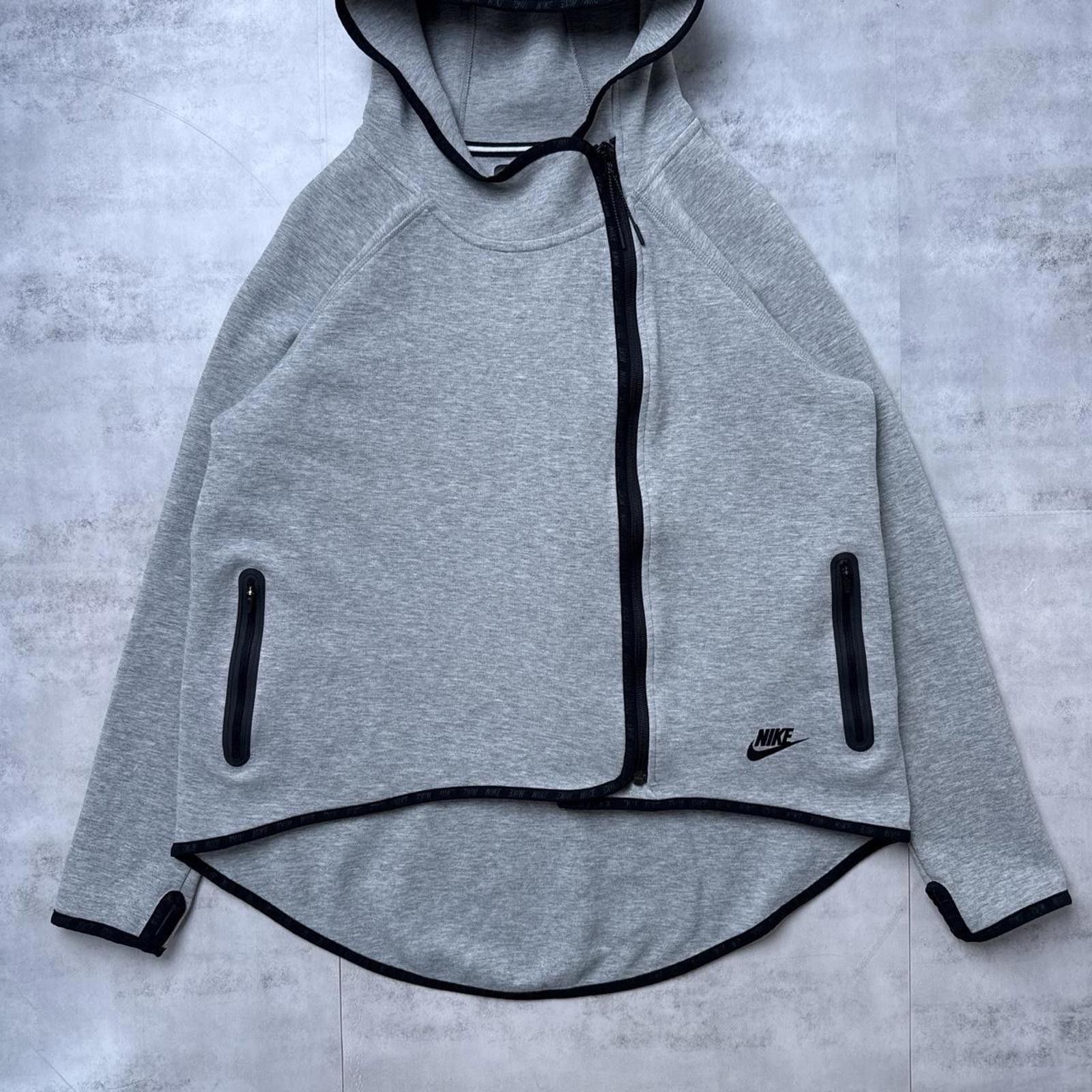 Nike Y2K Nike Tech Gray Hoodie Fleece Women’s Jacket Size M / US 6-8 / IT 42-44 - 3 Thumbnail