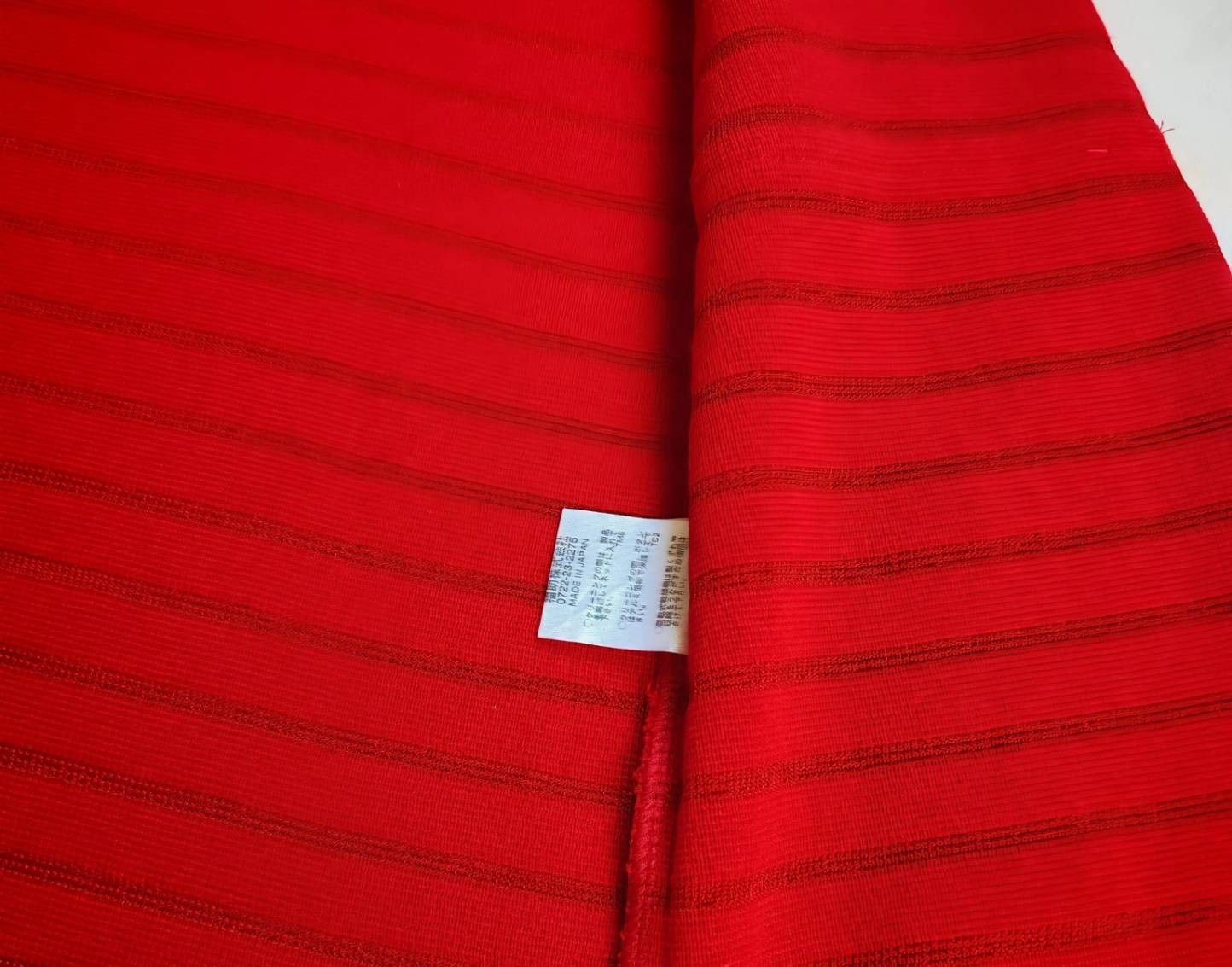 Yves Saint Laurent VTG-Classic YSL Red Knit Midi Dress Gold Buttons Rare V-Neck Size M / US 6-8 / IT 42-44 - 7 Thumbnail