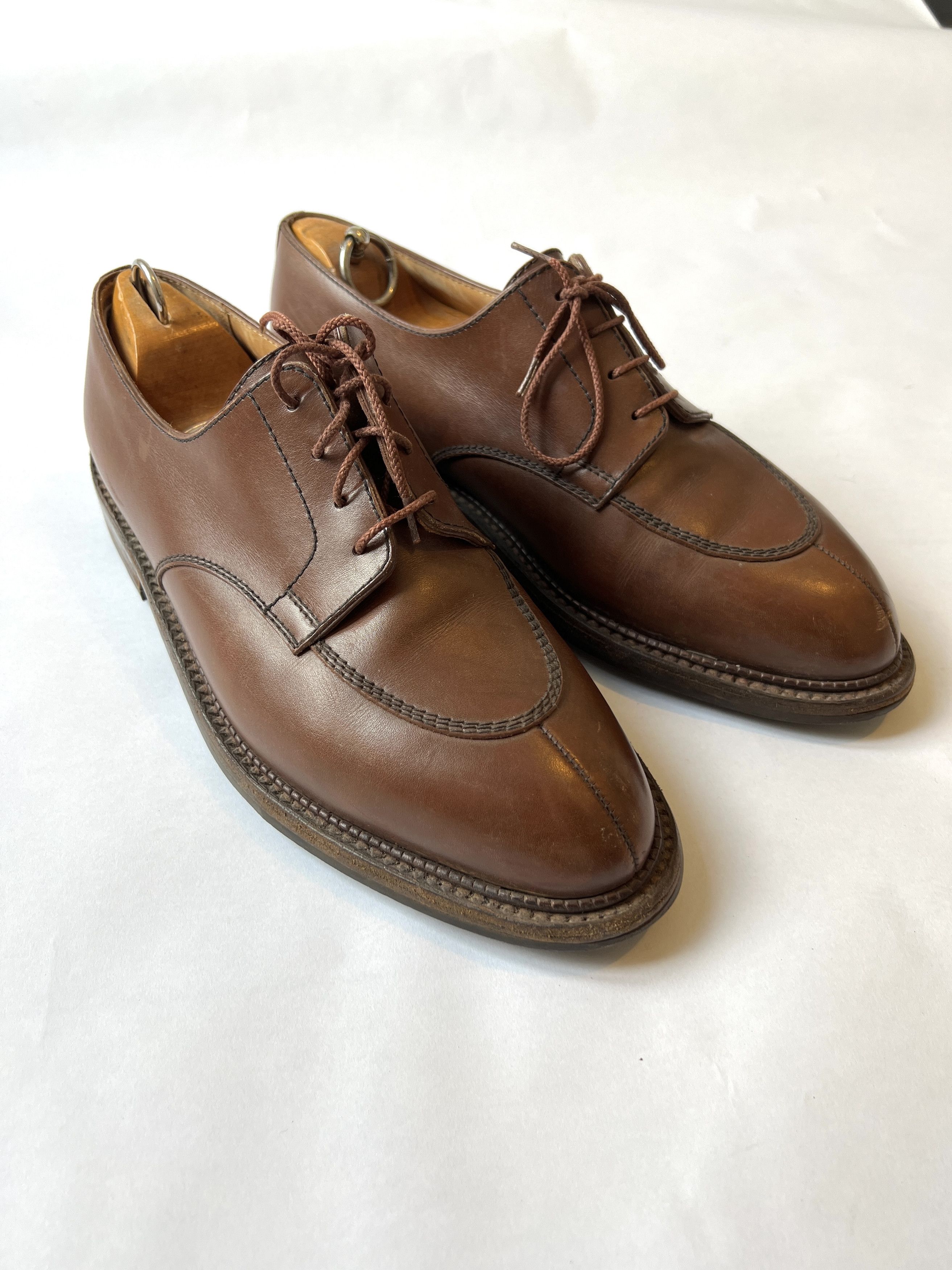 J.M. Weston JM Weston - Derby Chasse - 9E Cuir Veau Box Bergeronette Size US 10 / EU 43 - 7 Thumbnail