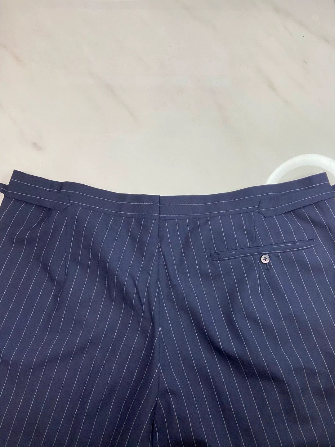 Custom Wool Silk Trousers by Anderson & Sheppard