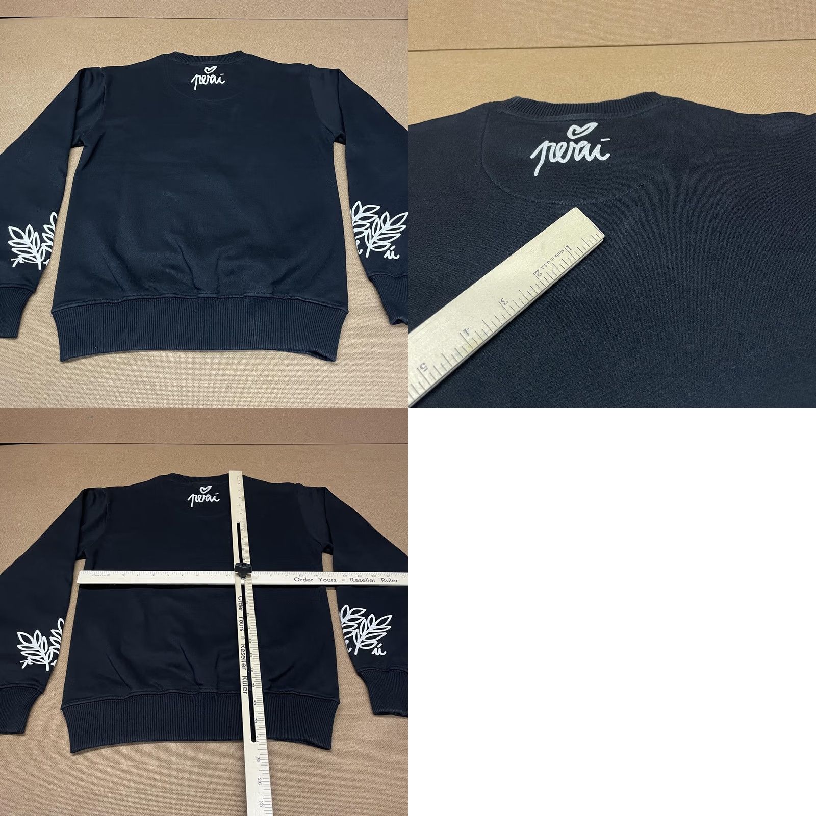 Vintage Pieta Sweatshirt Womens S Black Crewneck ORO Crest Graphic Cotton Leisure Pullover Peru Travel Womens Size S / US 4 / IT 40 - 8 Thumbnail