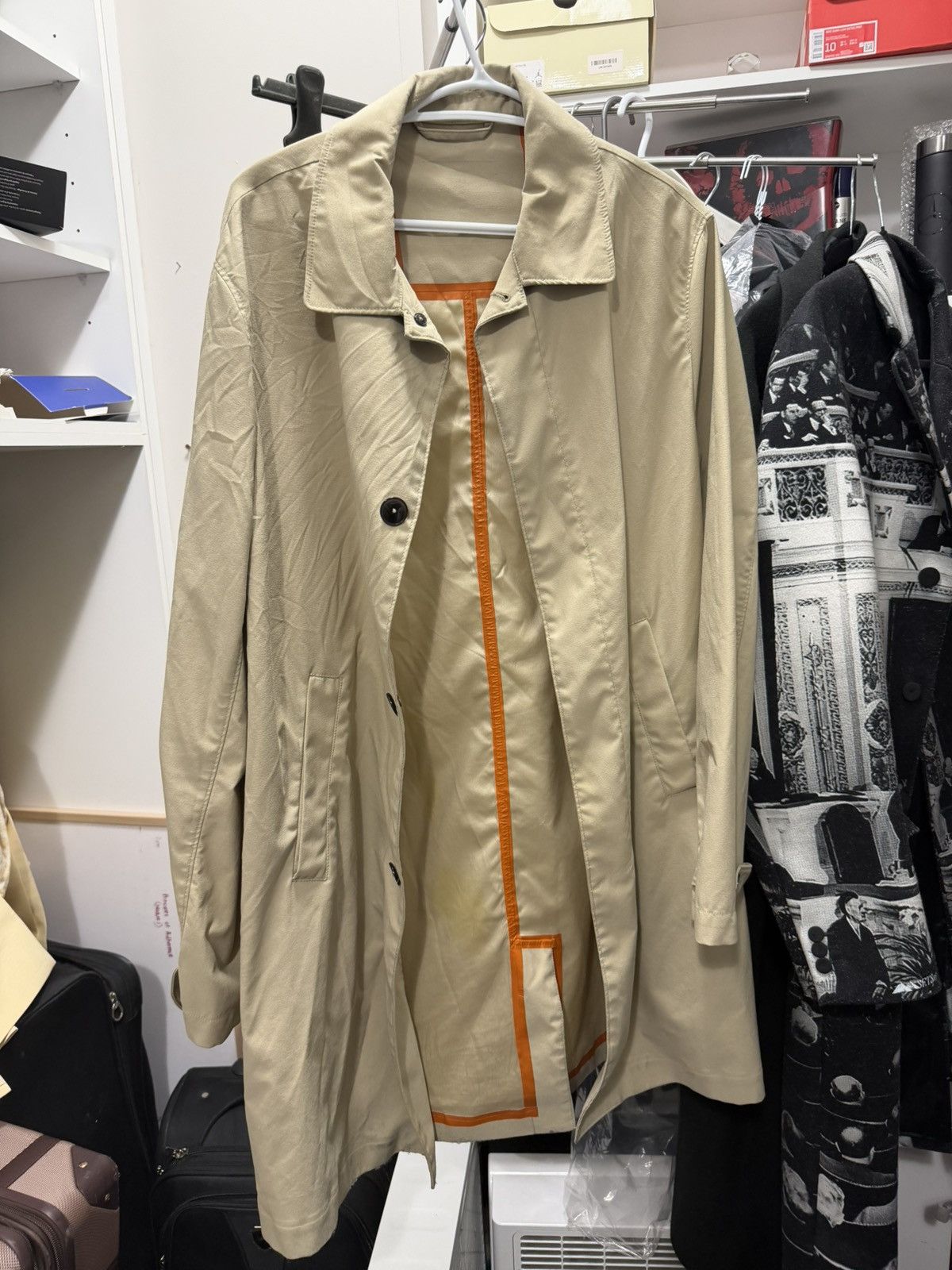 Zara Zara - Tan Trench Coat Size US L / EU 52-54 / 3 - 1 Thumbnail