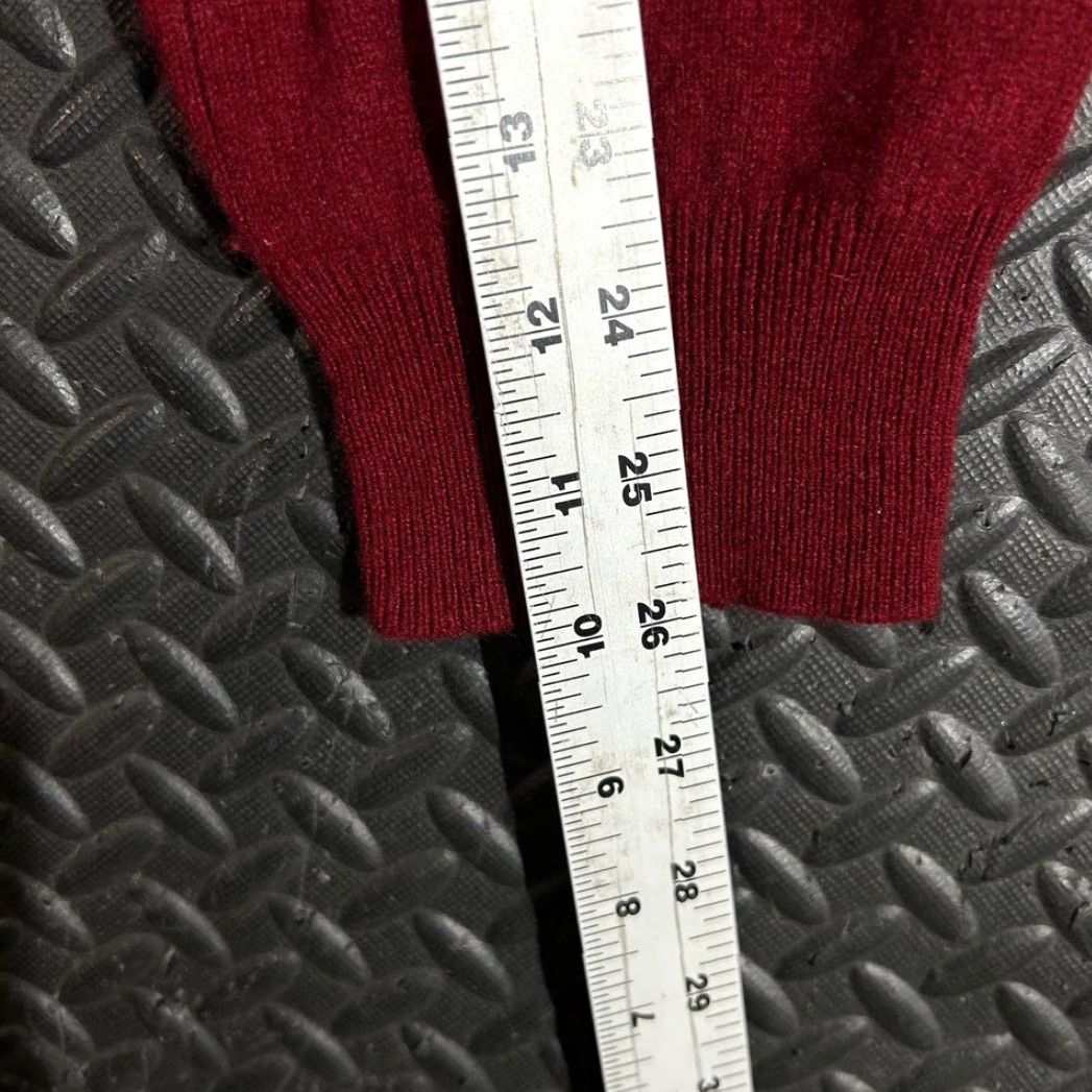 Apt. 9 Apt.9 Red V-Neck Long Sleeve Pullover 100% Cashmere Sweater Men XL Size Mens Red V-Neck Pullover Cashmere Sweater XL Men Size US XL / EU 56 / 4 - 6 Thumbnail