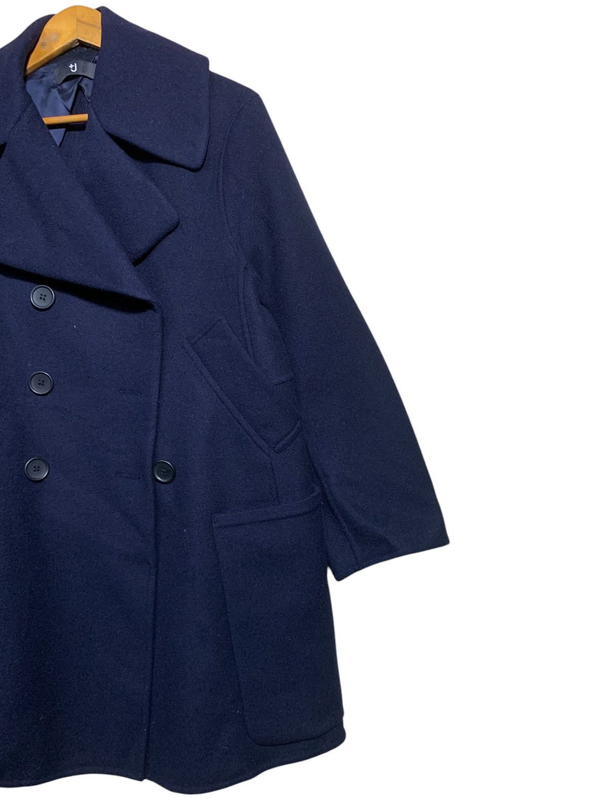 Jil Sander × Uniqlo 🔥+J NAVY WOOL DOUBLE BREAST JACKETS Size L / US 10 / IT 46 - 3 Thumbnail