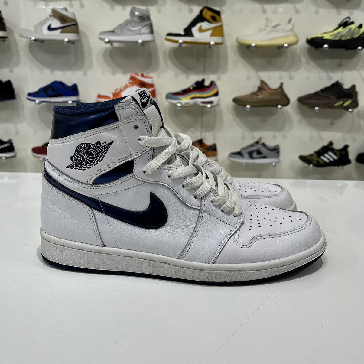 Nike Air Jordan 1 Retro Metallic Navy (2016) Size US 10 / EU 43 - 5 Thumbnail