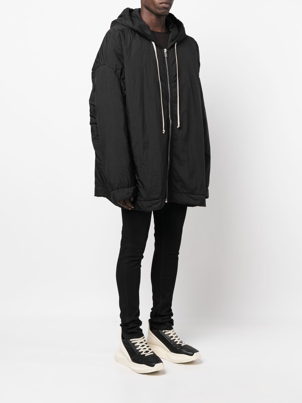 Rick Owens × Rick Owens Drkshdw Rick Owens Raincoat – Size Small – £500 Size US S / EU 44-46 / 1 - 1 Thumbnail