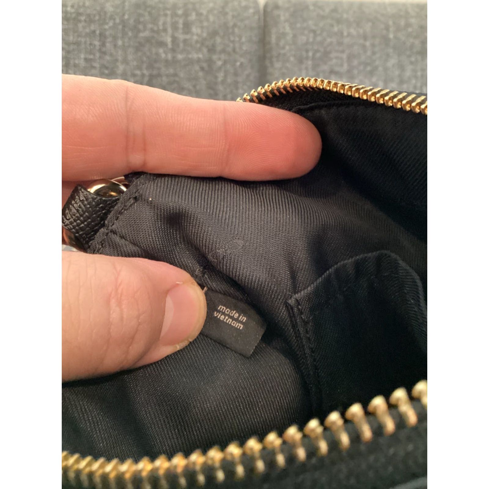 Coach VINTAGE Coach Kitt Messenger Crossbody Black/Gold Leather Small File Bag (Medium) Womens Size ONE SIZE - 7 Thumbnail