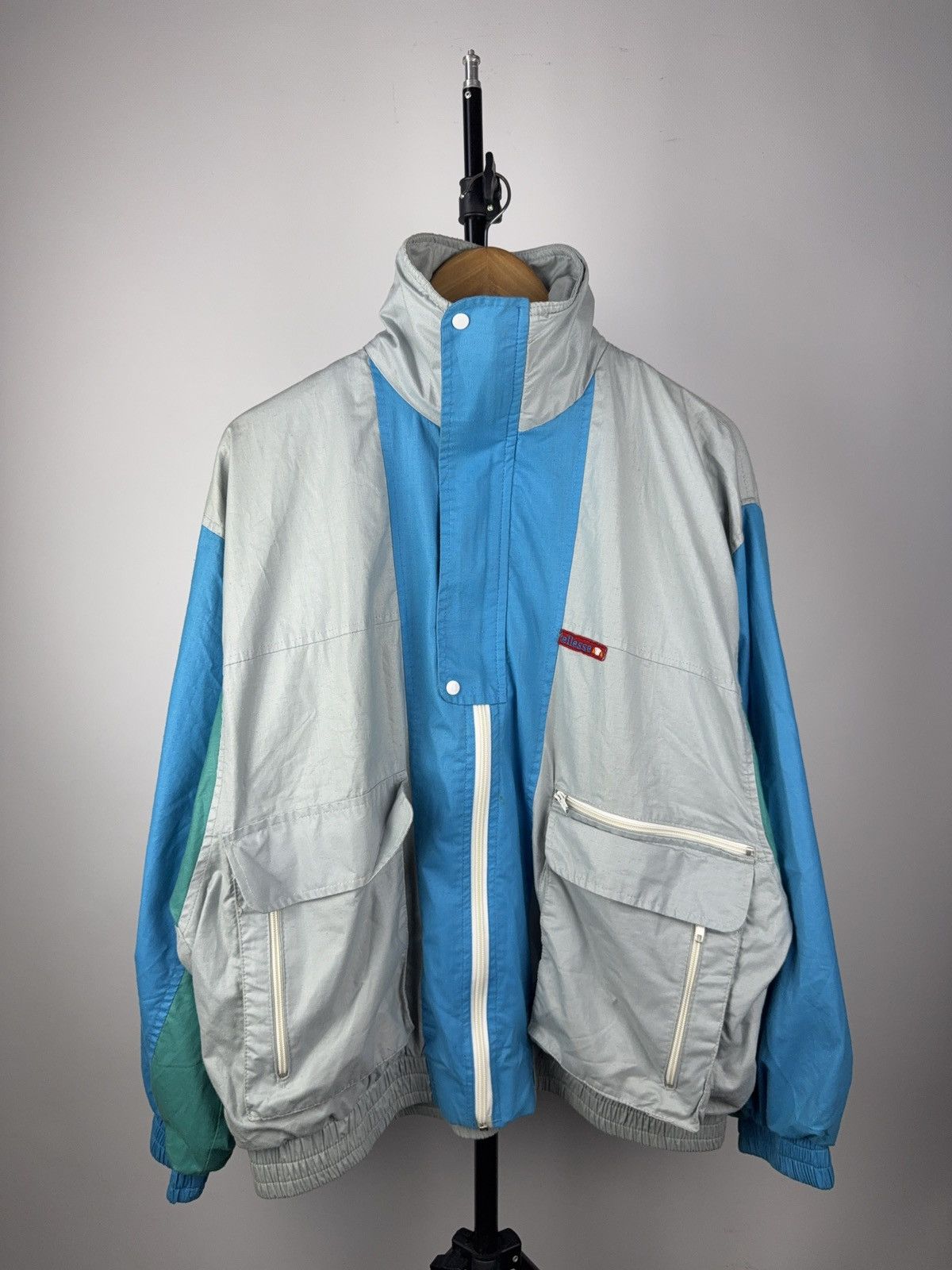 Ellesse Vintage 80s Rare Retro Ellesse Made in Italy jacket Size US L / EU 52-54 / 3 - 1 Thumbnail