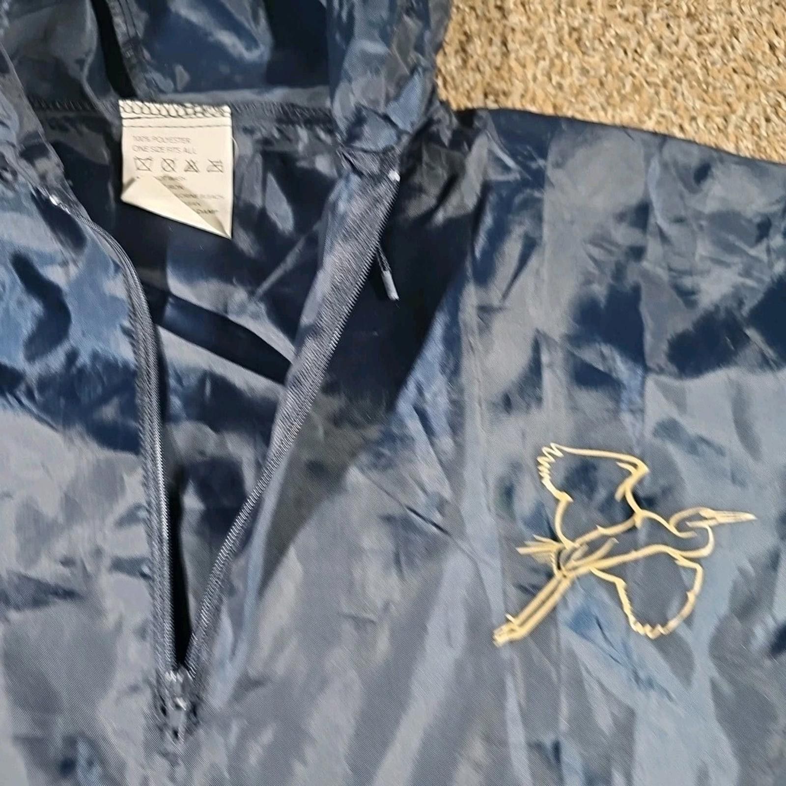 Other Defenders Of Wildlife 1/4 Zip Pelican Hooded Raincoat OSFA Size US M / EU 48-50 / 2 - 3 Thumbnail