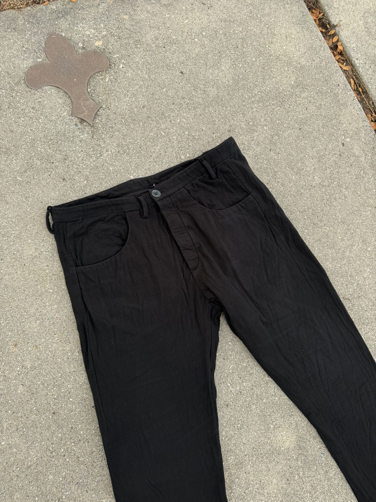 Label Under Construction Cotton Poly Stretch Casual Pants Size US 32 / EU 48 - 2 Thumbnail