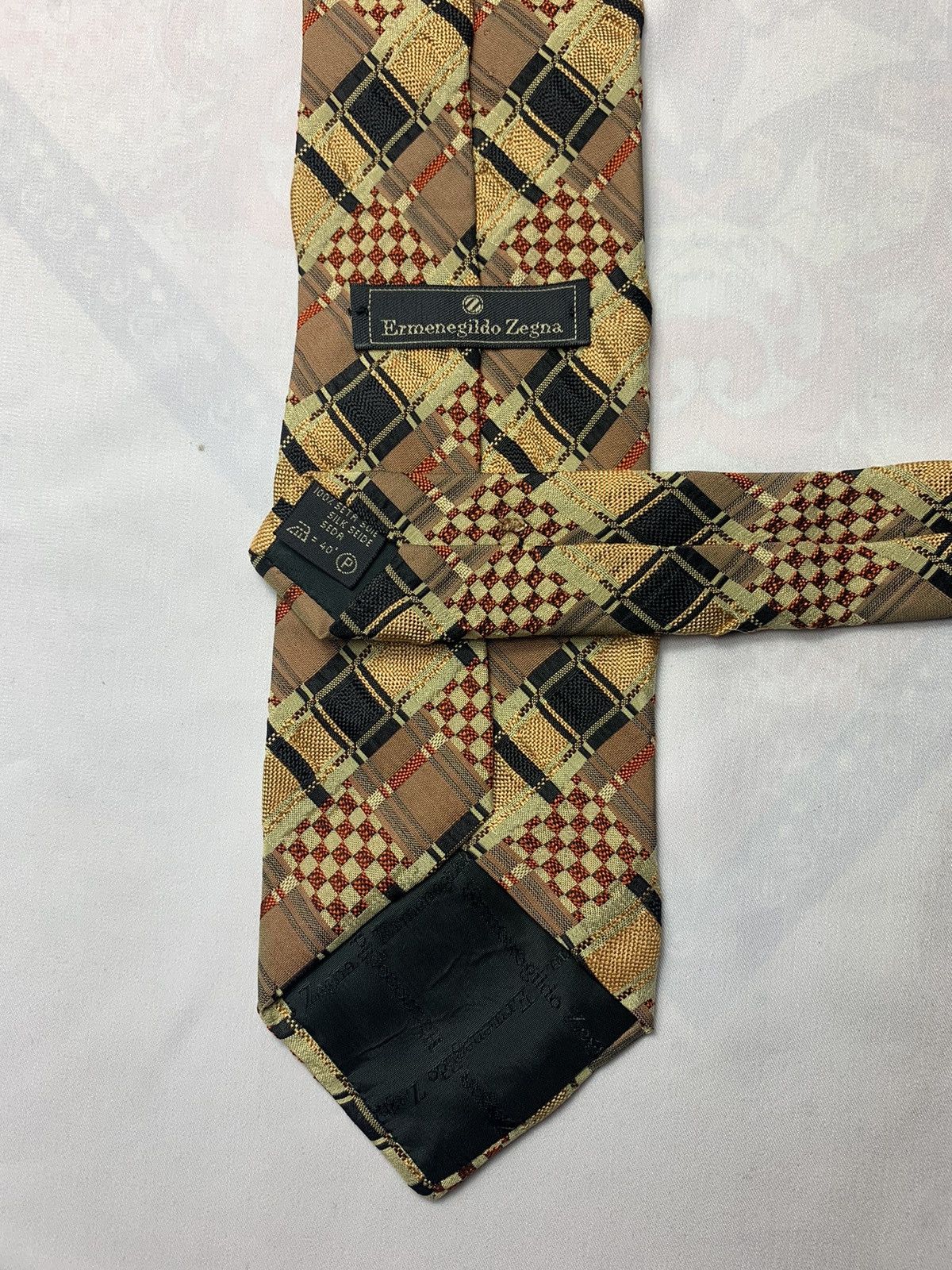 Ermenegildo Zegna Ermenegildo Zegna Silk Necktie / Neckwear / Accessories Size ONE SIZE - 3 Thumbnail