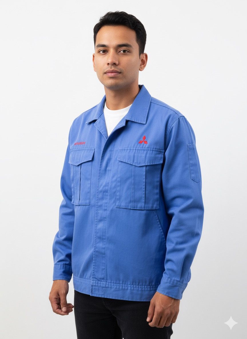 Formula 1 Vintage Mitsubishi Ralliart Worker Jacket Z220 Size US L / EU 52-54 / 3 - 3 Thumbnail