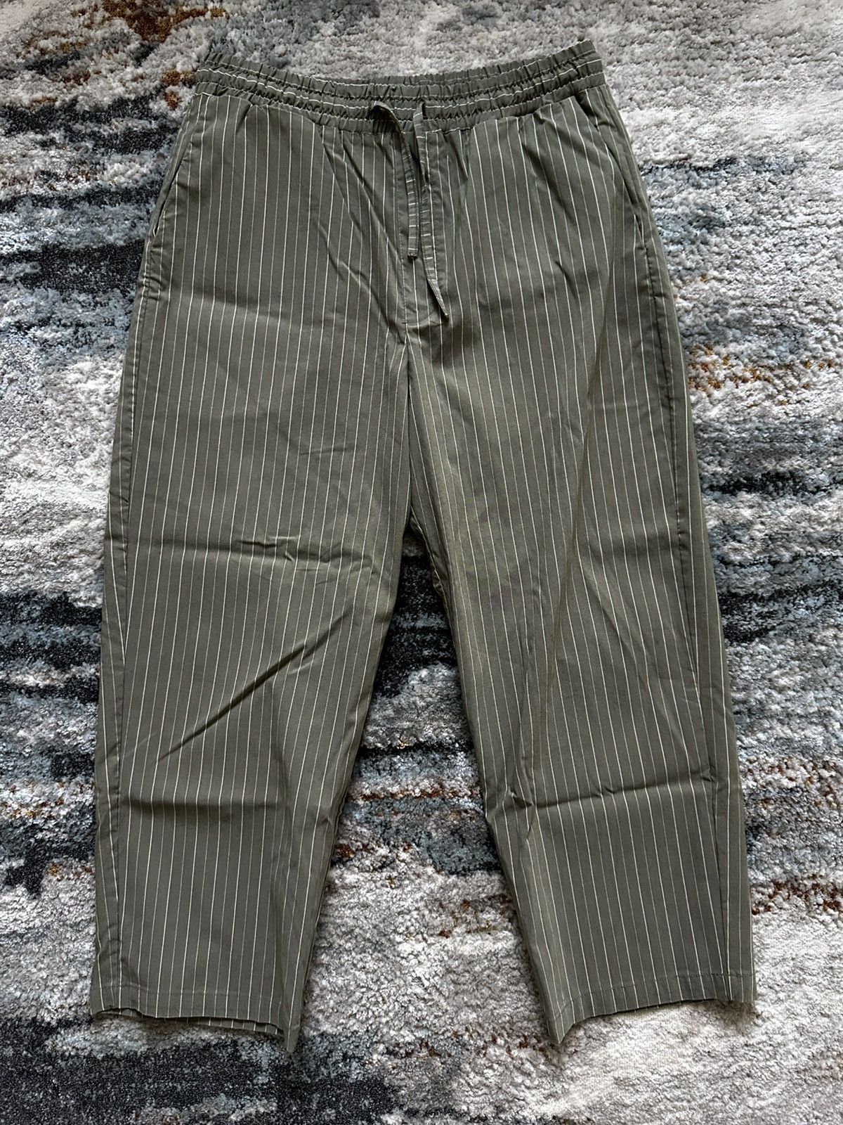 Zara Loose Fit Pinstripe Pants Size US 32 / EU 48 - 1 Thumbnail