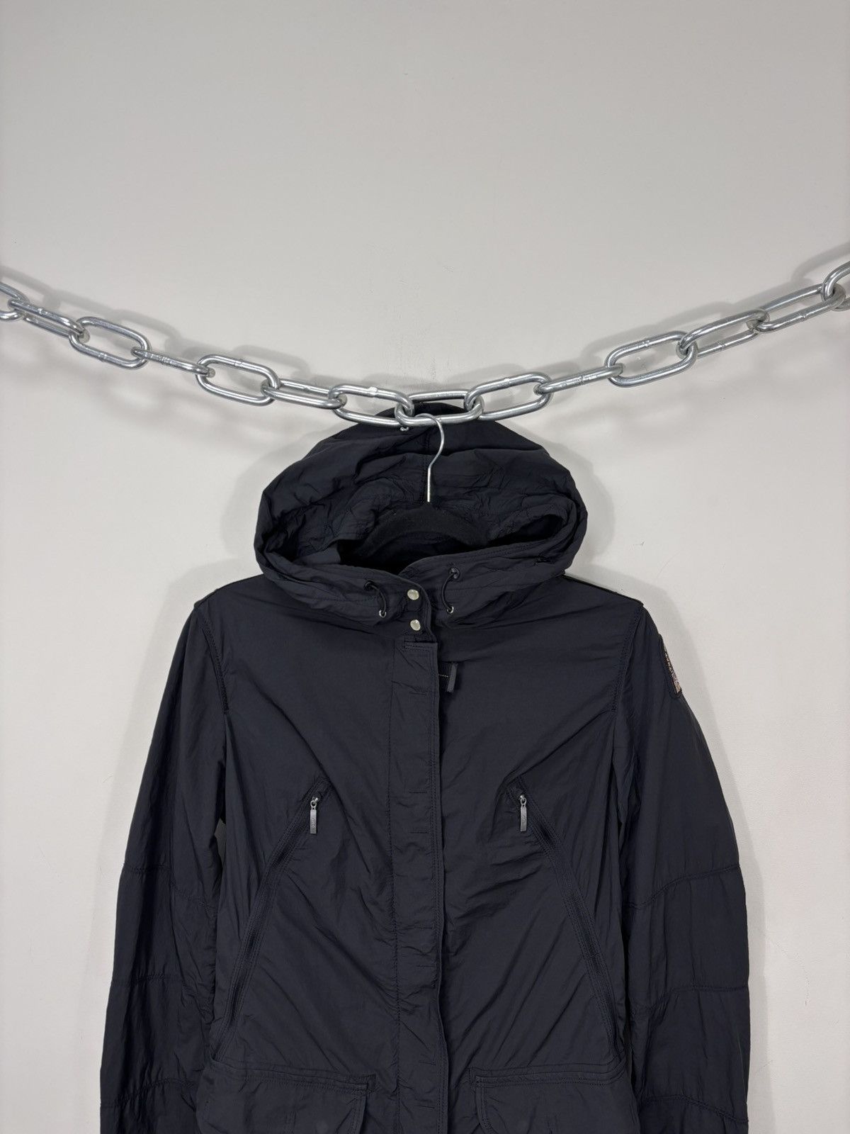 Parajumpers Parajumpers Women’s Mary Todd Black Windbreaker Jacket Coat Size M / US 6-8 / IT 42-44 - 4 Thumbnail
