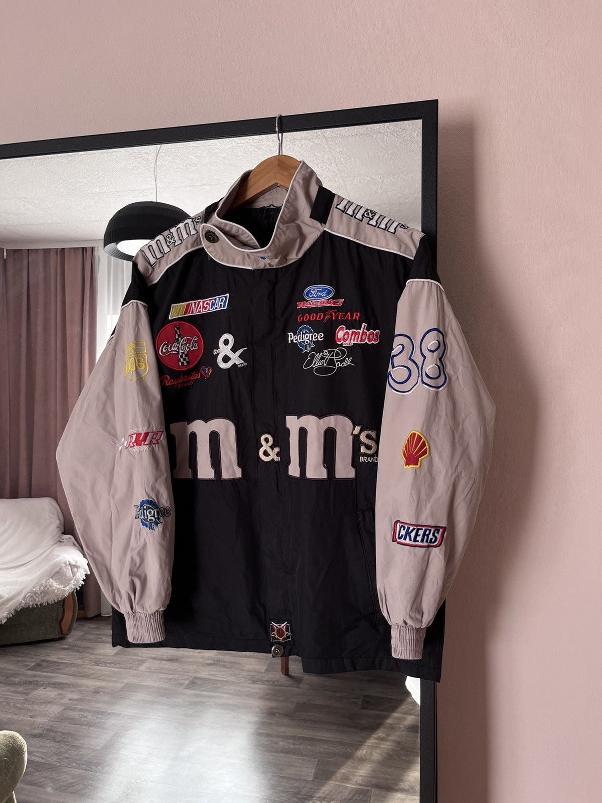 M&M racing jacket vintage nascar online