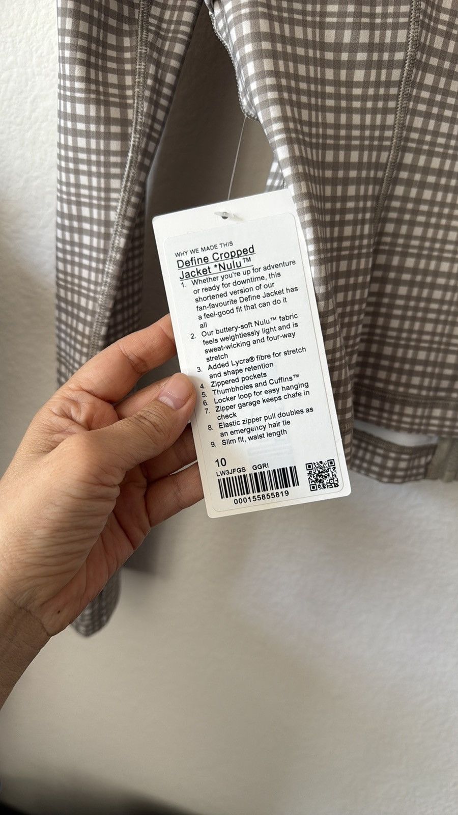 Lululemon Lululemon Athletica Lululemon Cropped Define color in GGRI Size L / US 10 / IT 46 - 3 Thumbnail