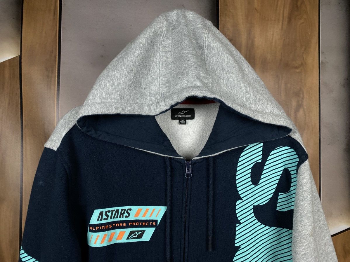 Alpinestars 🚀Hoodie Zip Up Alpinstars Protects Racing Style Striped Tee🚀 Size US M / EU 48-50 / 2 - 5 Thumbnail