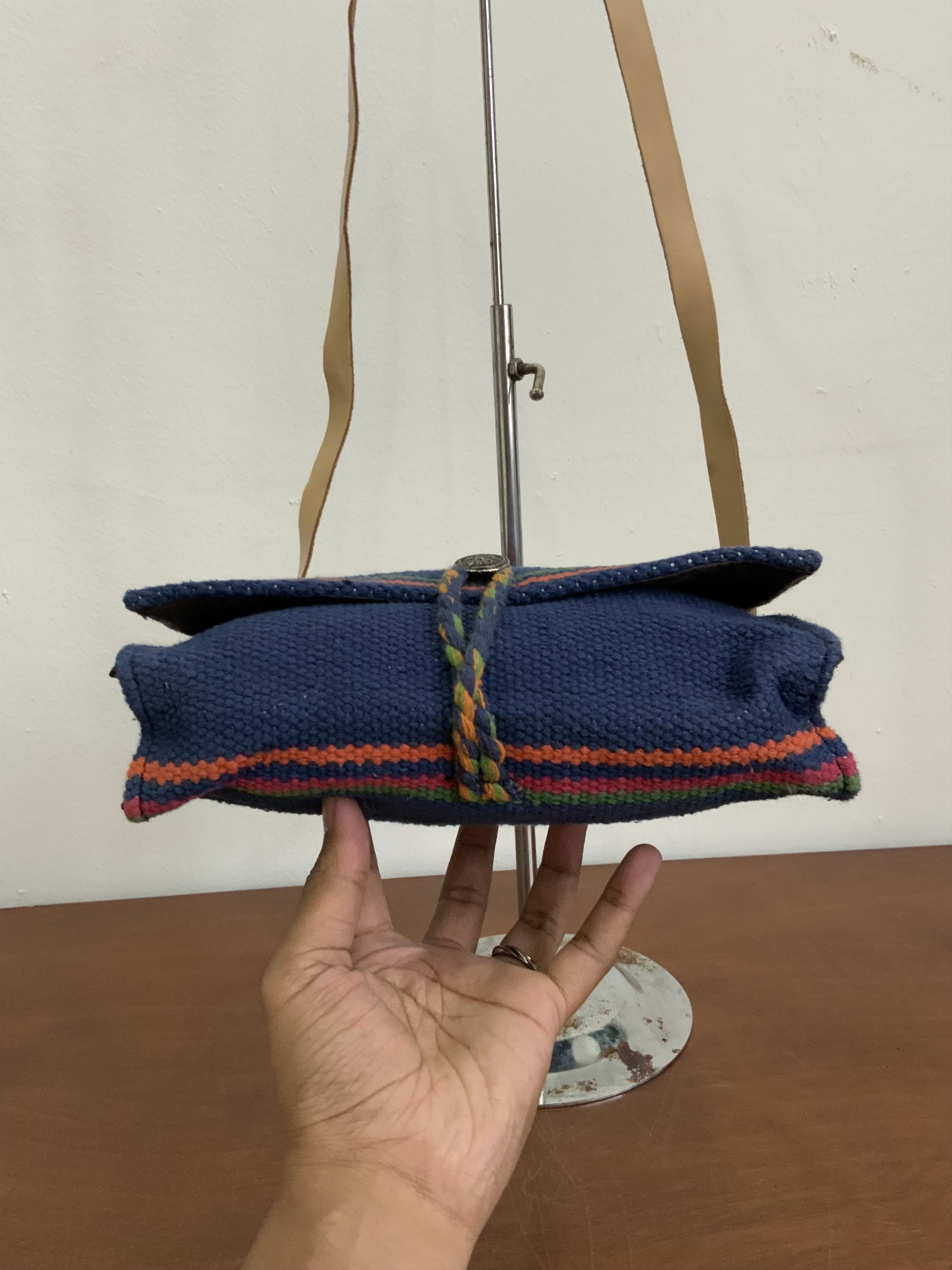 Japanese Brand Indigo Navajo Native Sling Cross Bag Size ONE SIZE - 9 Thumbnail