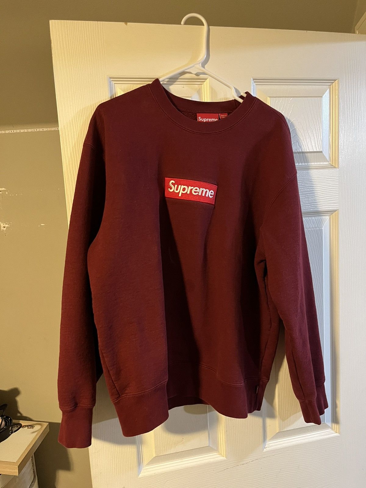 Supreme box logo crew neck