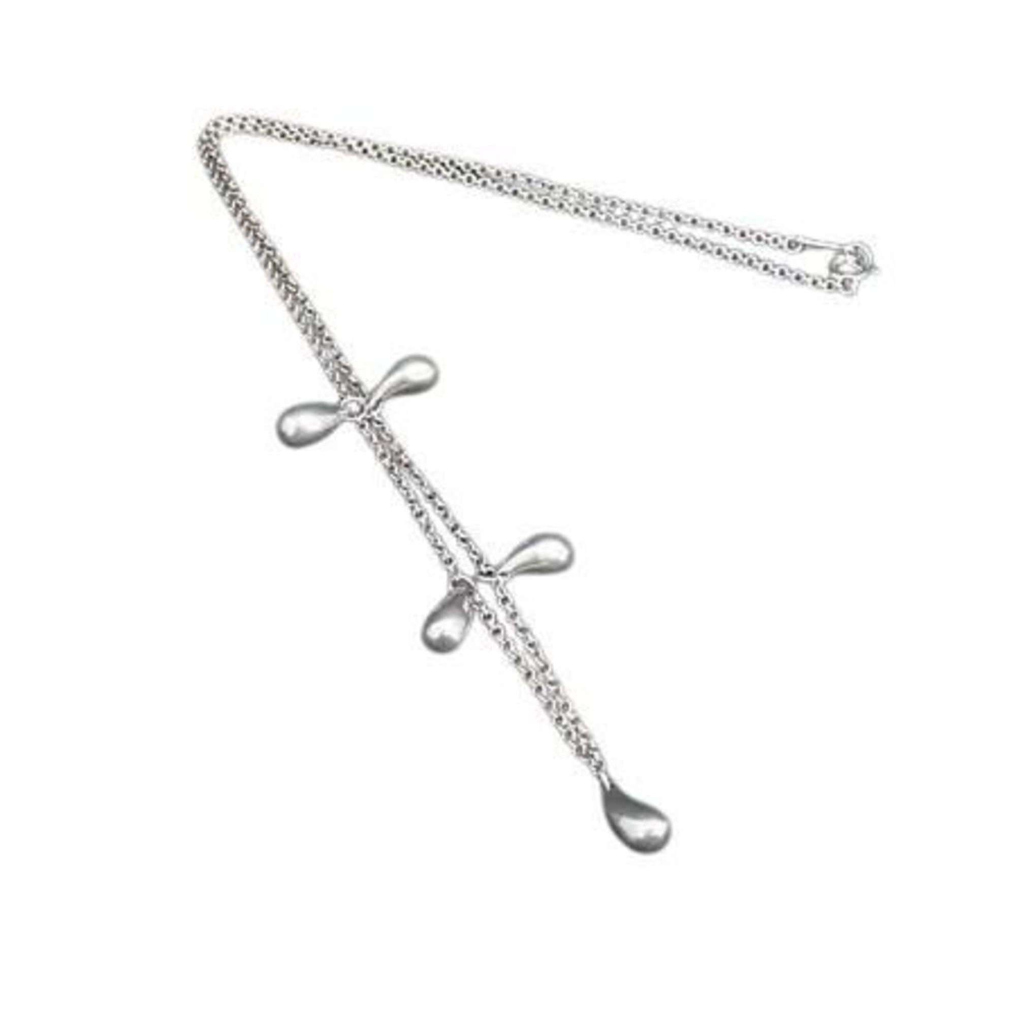 Tiffany & Co. TIFFANY & Co. Elsa Peretti Teardrop Necklace in Silver SV925 for Women Size ONE SIZE - 1 Thumbnail