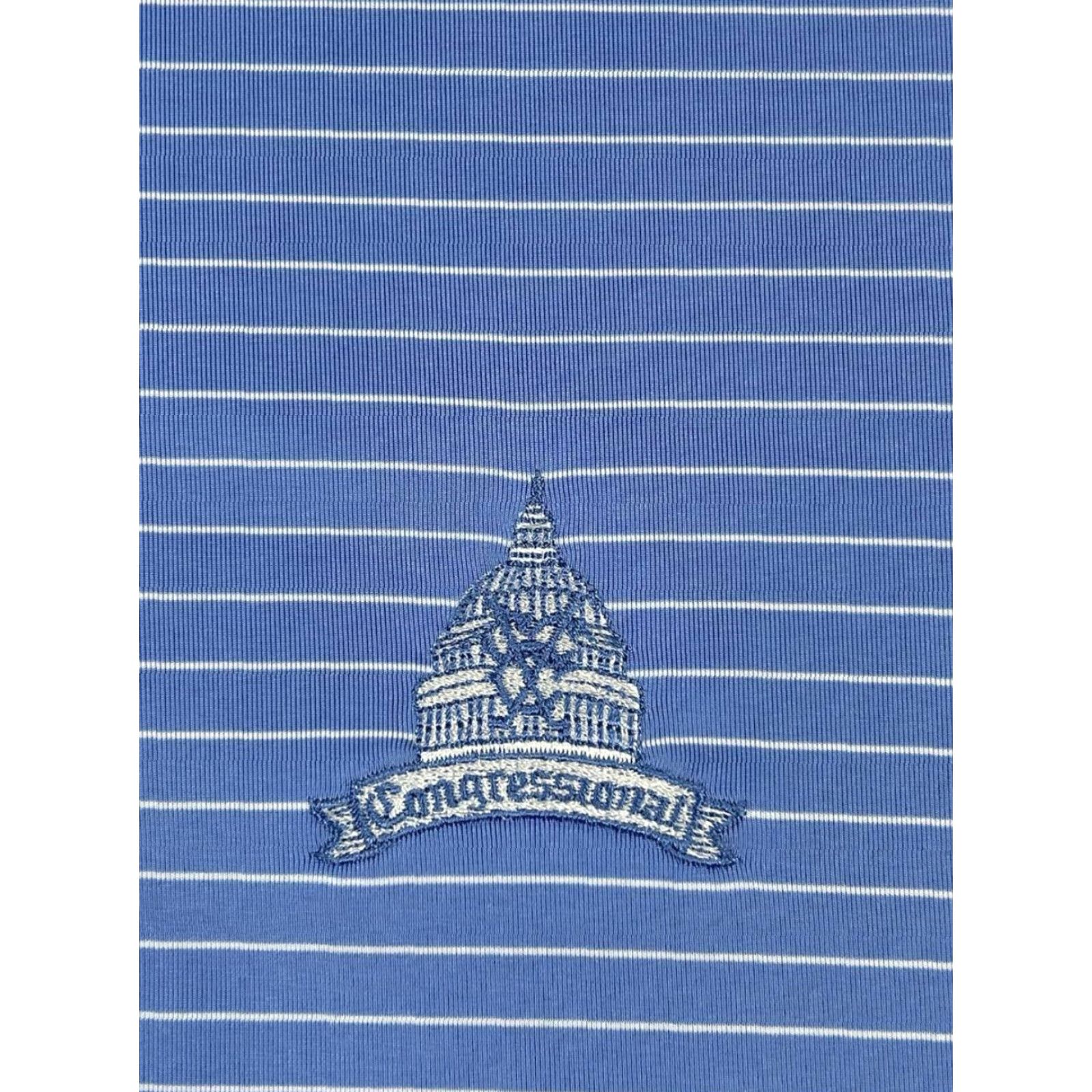 RLX Ralph Lauren RLX Ralph Lauren Polo Shirt Mens XL Blue White Golf Logo Shirt Size US XL / EU 56 / 4 - 3 Thumbnail