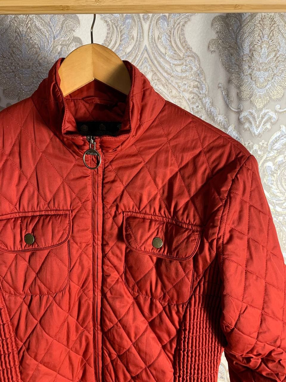 Barbour × Vintage VERY RARE BARBOUR MATT UTLITY RIB QUILT ENGLAND STYLE Y2K Size M / US 6-8 / IT 42-44 - 3 Thumbnail