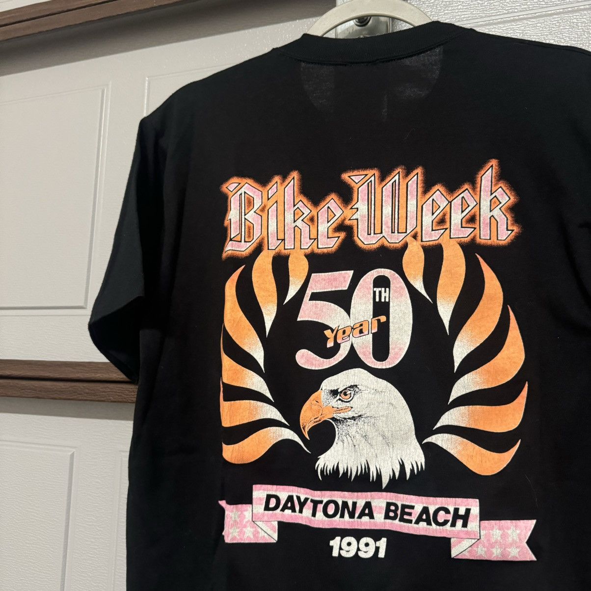 Harley Davidson × Vintage Vintage 90s Daytona Beach Bike Week 1991 Thin XL Size US XL / EU 56 / 4 - 4 Thumbnail