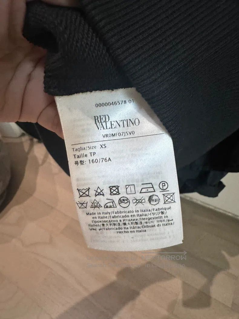 Valentino Valentino Black fungus edge sweatshirt Size XS / US 0-2 / IT 36-38 - 3 Thumbnail