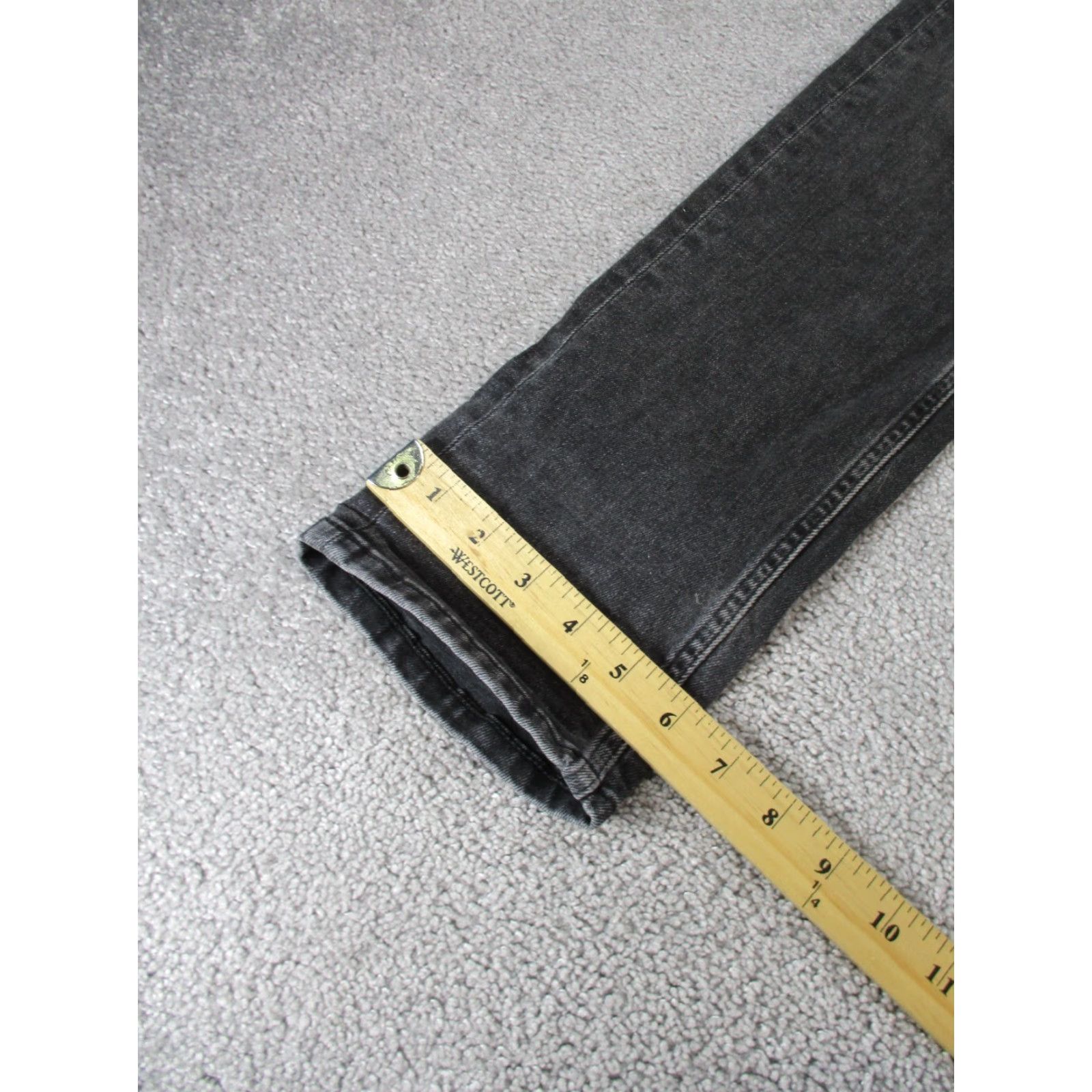 Everlane VINTAGE Black Jeans Mens 30 Slim Denim 30x31 Gray Slim Tapered 90s - Mens Size US 30 / EU 46 - 5 Thumbnail