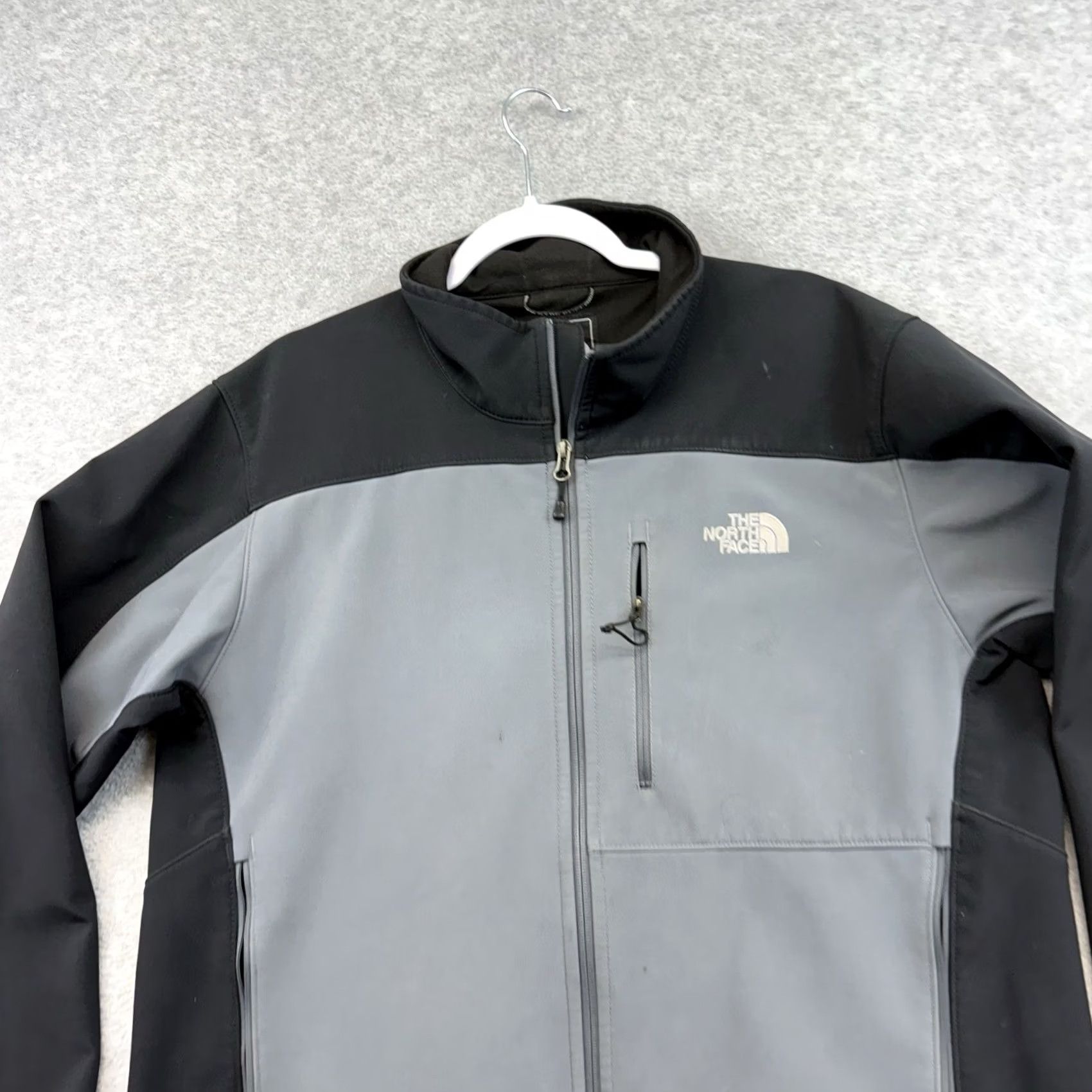 The North Face NORTH FACE Apex Bionic Jacket L Gray Windbreaker Softshell Water Resistant Full Zip Size US L / EU 52-54 / 3 - 3 Thumbnail