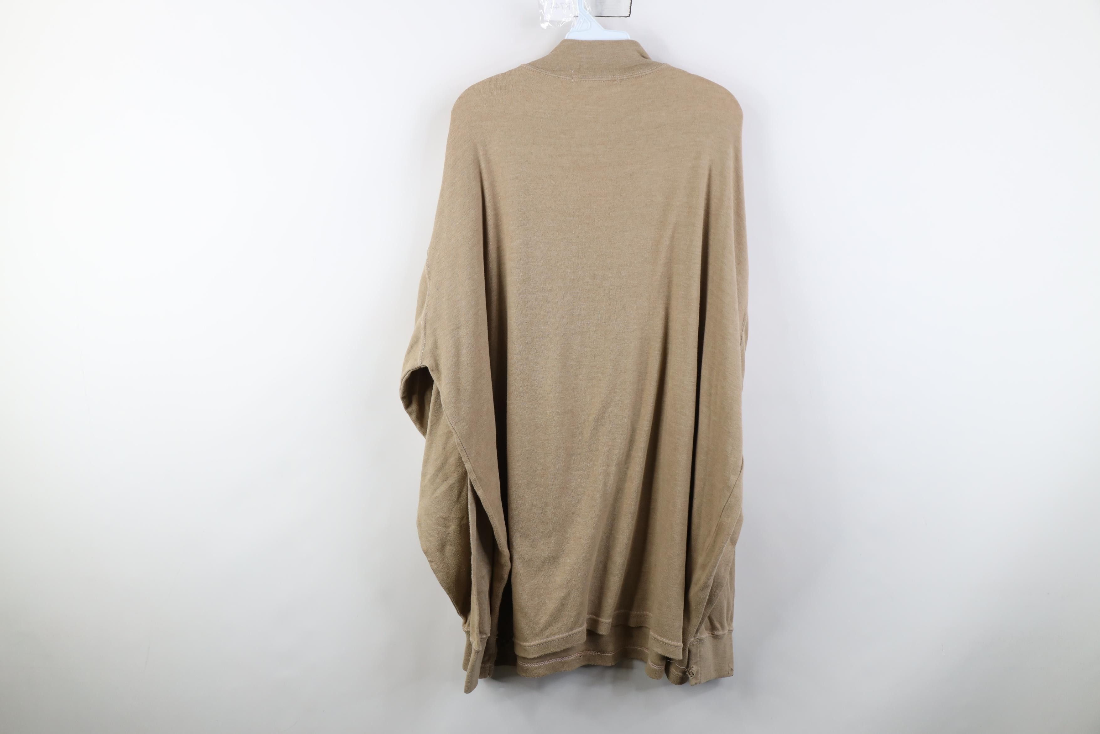 Vintage Vintage 90s Streetwear Oversized Baggy Mock Neck T-Shirt Size US XL / EU 56 / 4 - 10 Thumbnail