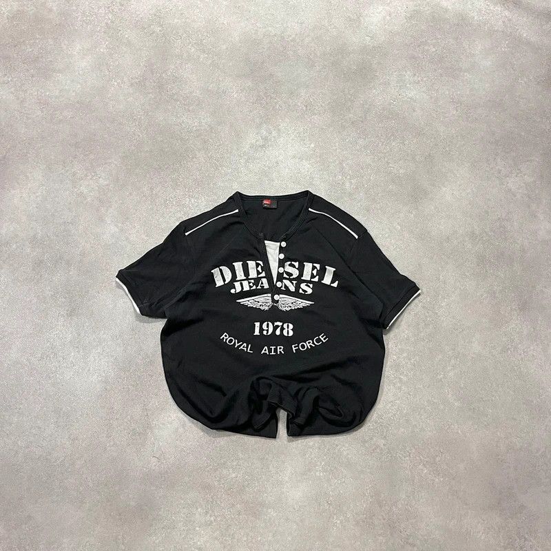 Diesel Vintage Diesel Spellout Y2K T-Shirt Retro Coquette Trendy Size US S / EU 44-46 / 1 - 1 Thumbnail