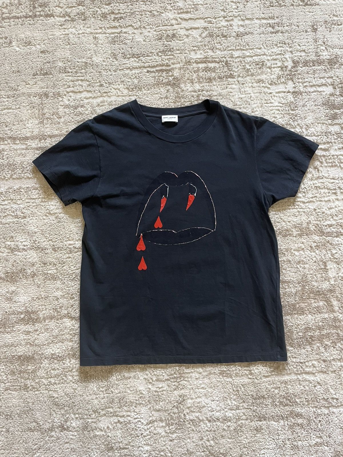 Saint Laurent Paris Blood Luster Tee | Grailed