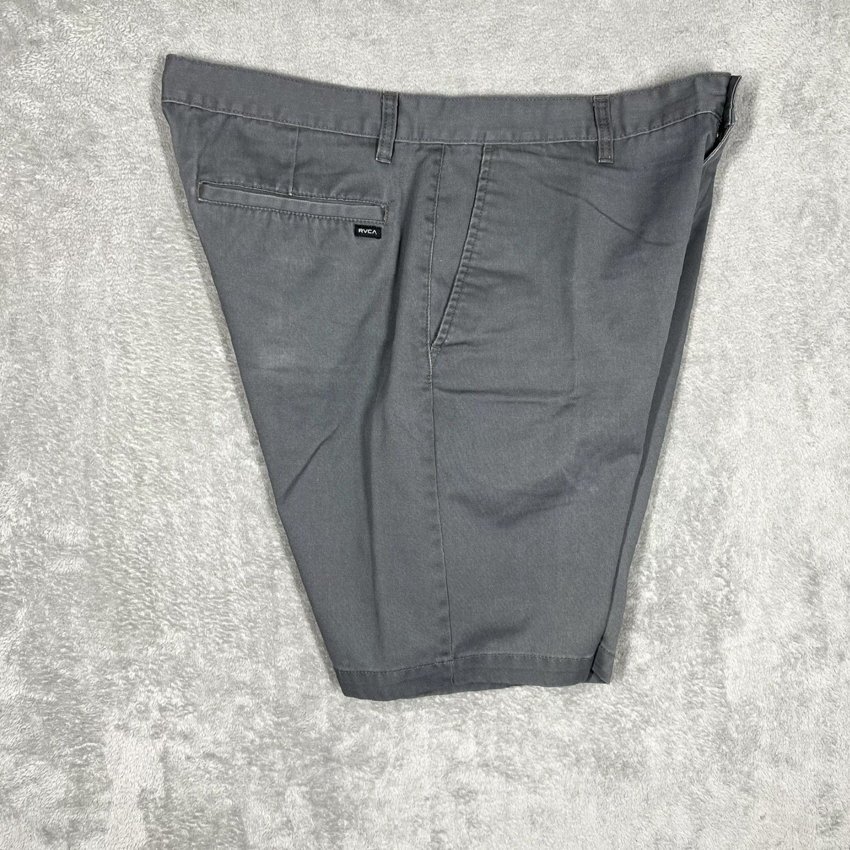 RVCA RVCA Men’s Slim Chino Shorts Casual Dark Gray 10” Inseam EUC Size US 38 / EU 54 - 7 Thumbnail