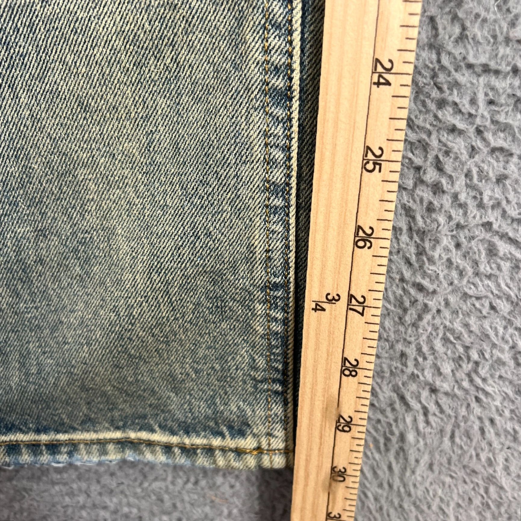 Bdg VINTAGE? BDG Urban Outfitters Jeans Cowboy Distressed 5-Pocket Denim Women’s 24 Blue Straight Mid Rise 30 Inseam Size 42" / US 20 - 2 Thumbnail